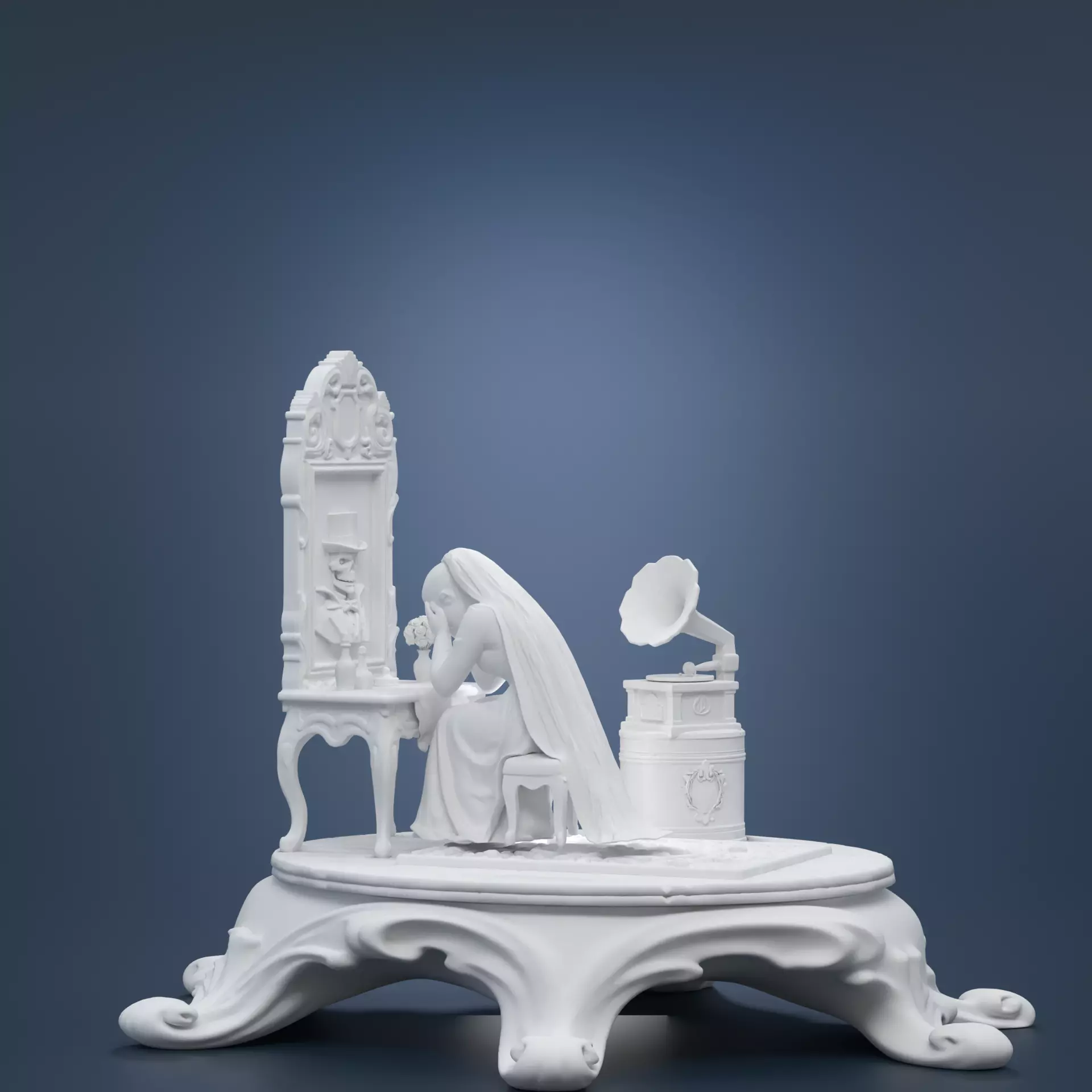 Phantom Manor Collection Bride Vanity Scene 3D print model