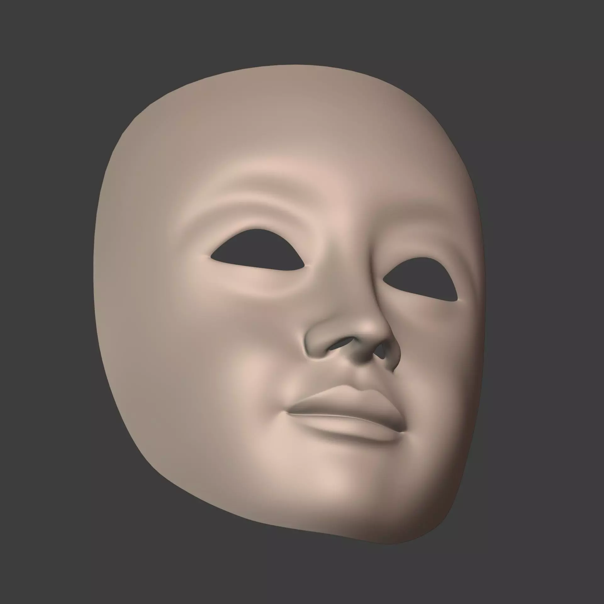 Masks Low-poly 3D model_15