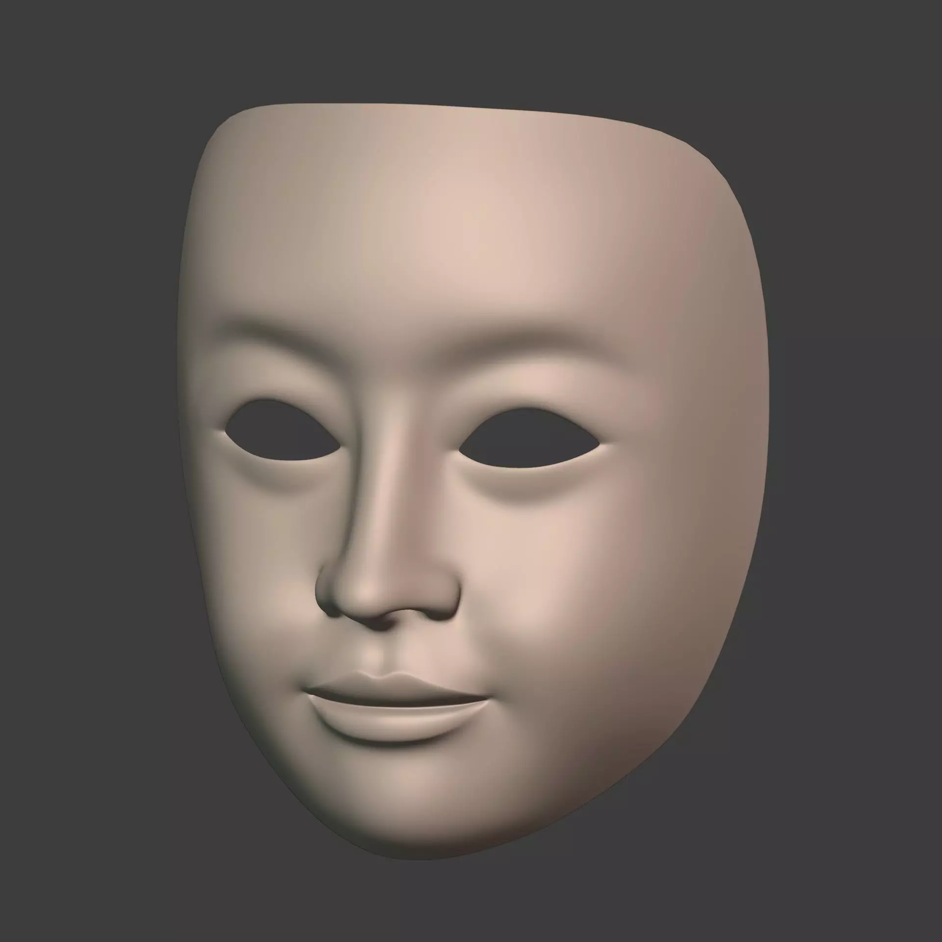 Masks Low-poly 3D model_9