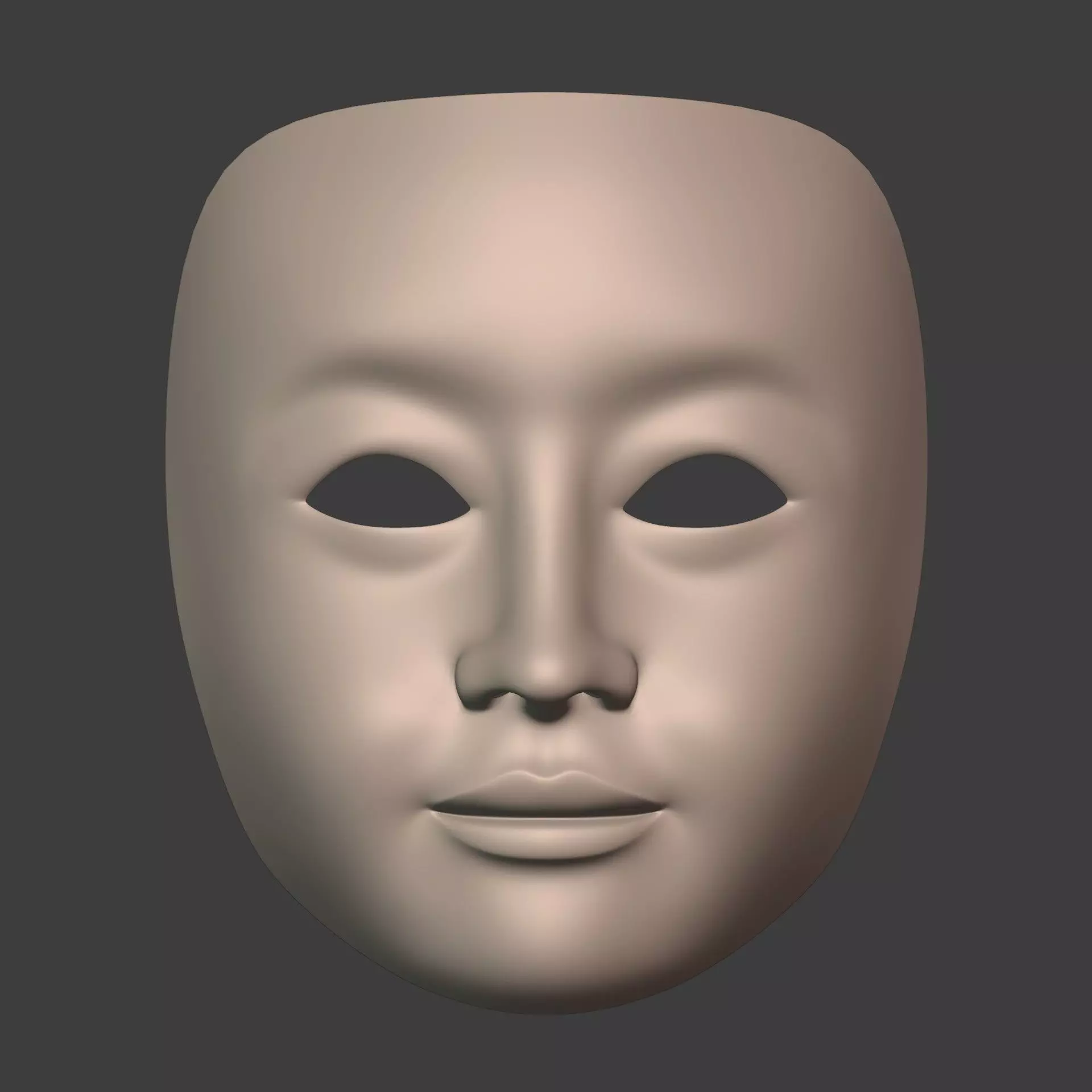 Masks Low-poly 3D model_6