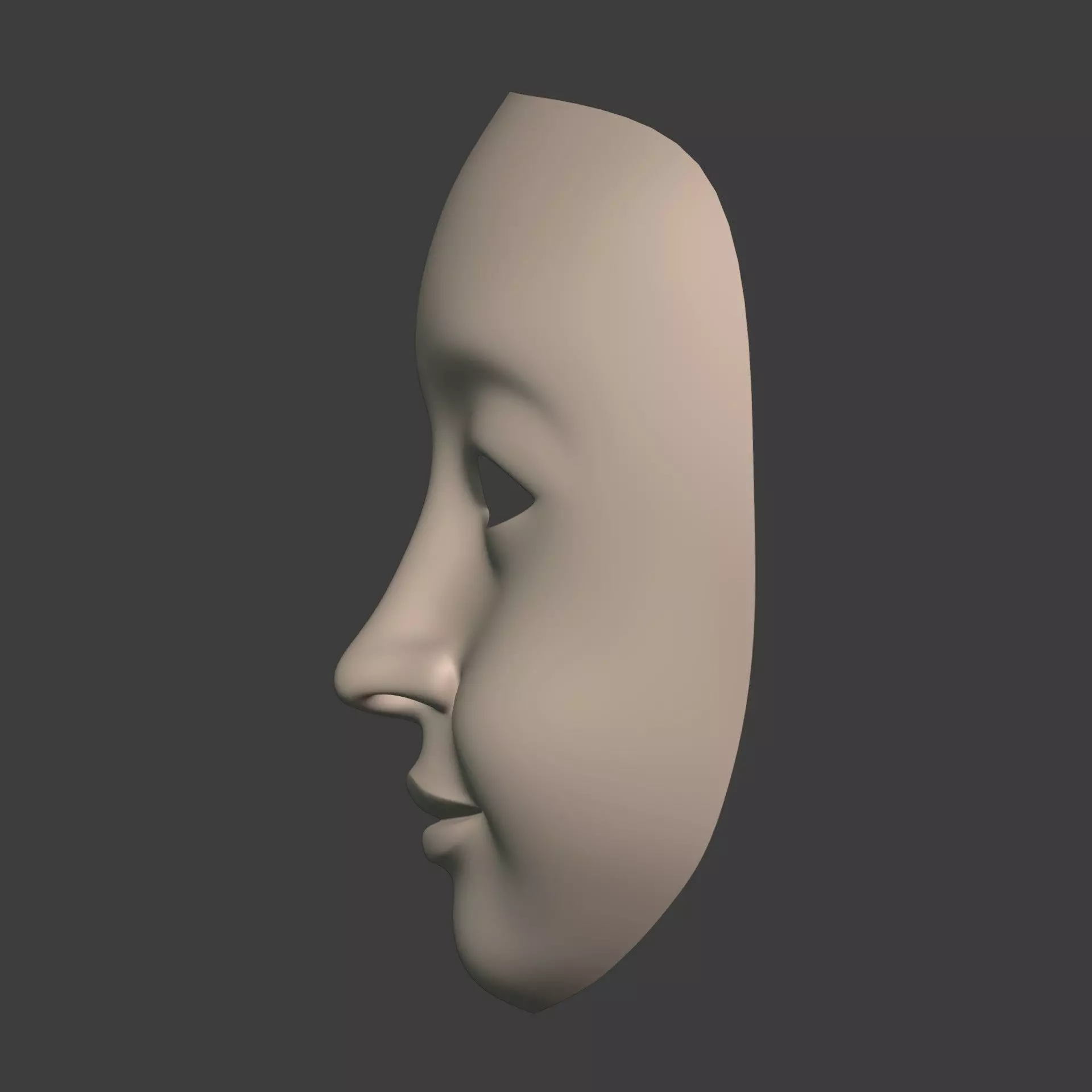 Masks Low-poly 3D model_11