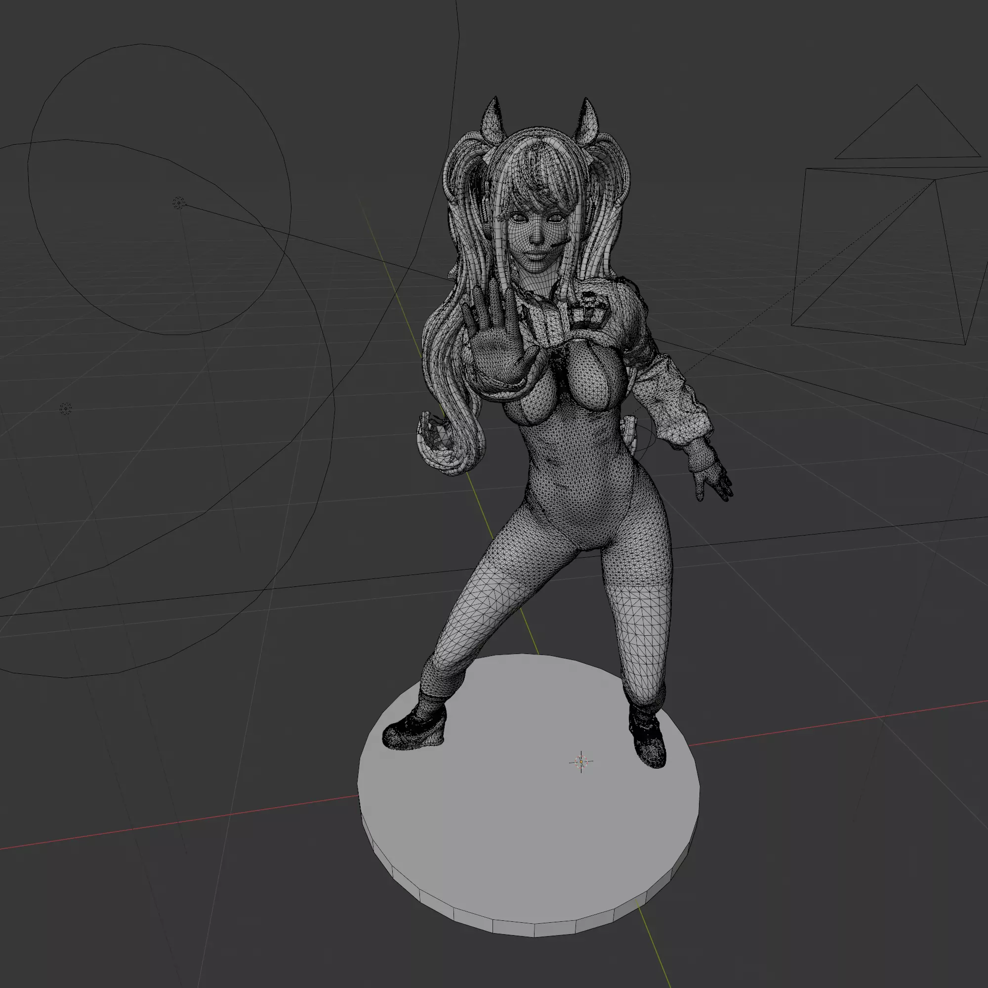 K Pop Girl 3D print model_10