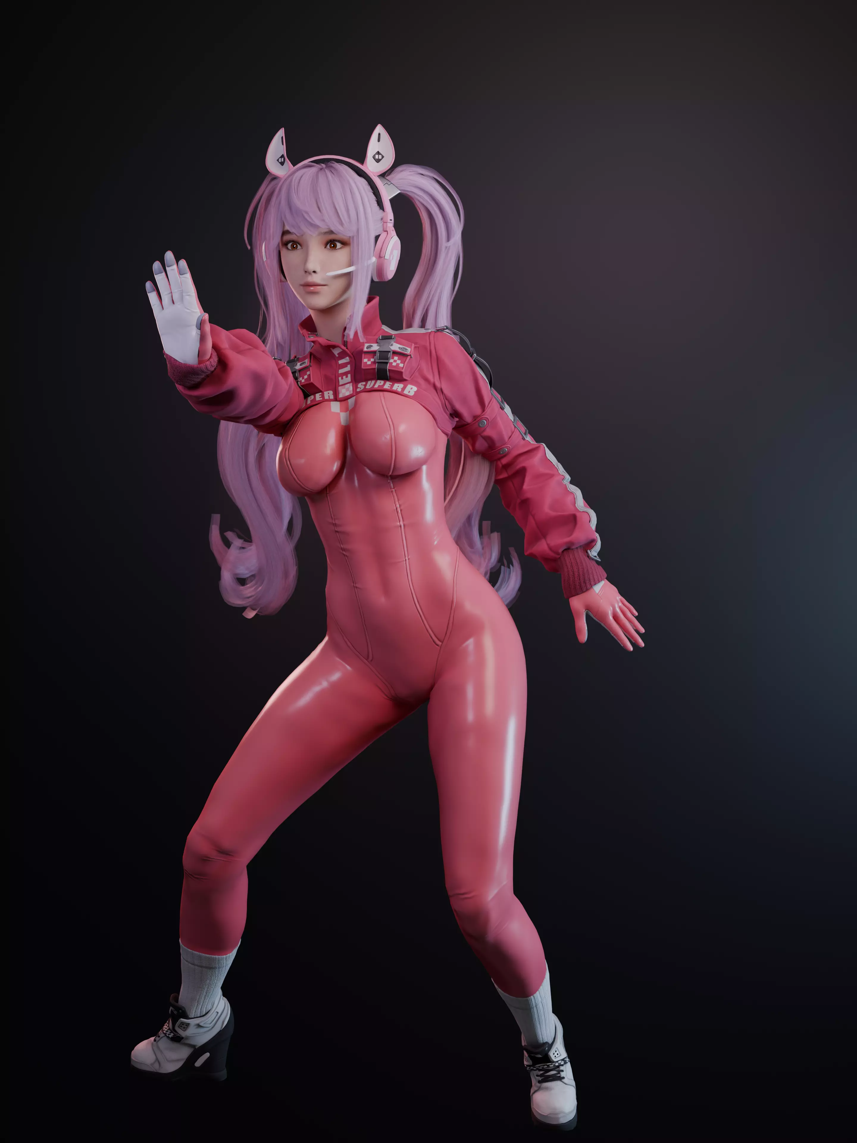 K Pop Girl 3D print model_1