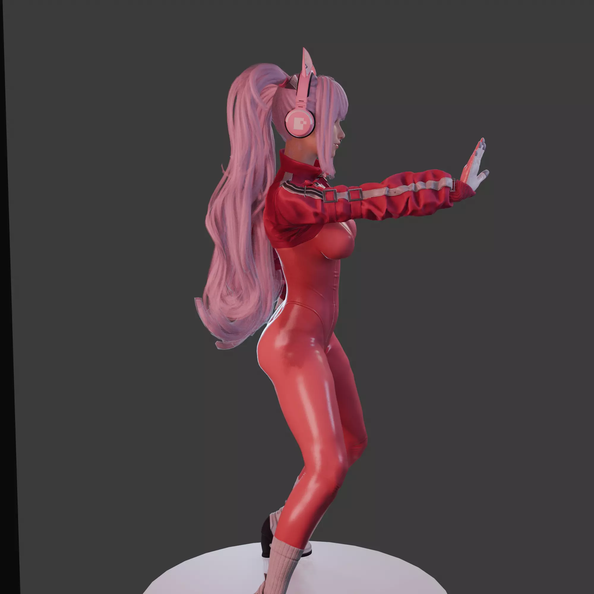 K Pop Girl 3D print model_5