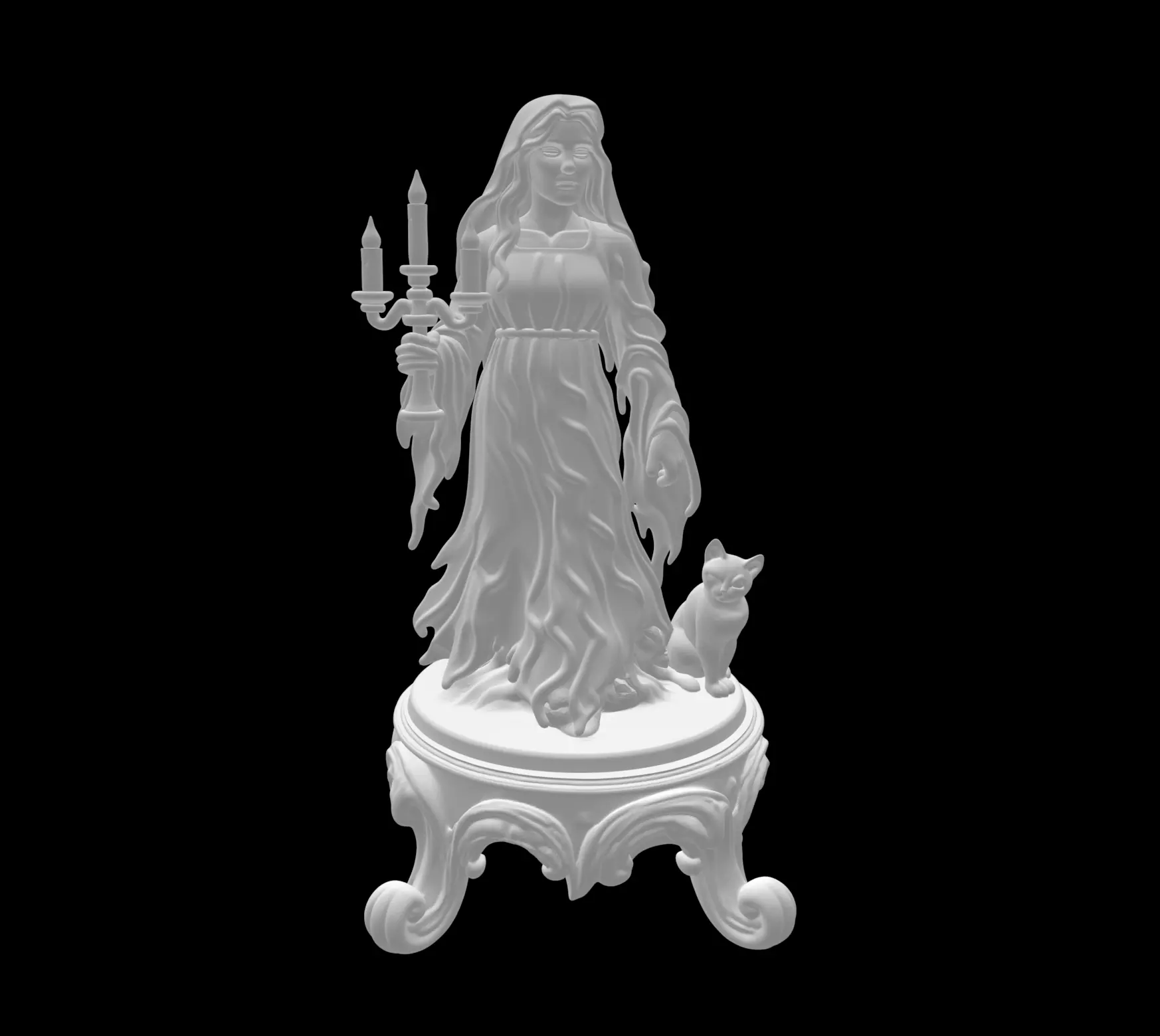 Haunted Mansion Ghost Bride Constance Hatchaway 3D print model_4