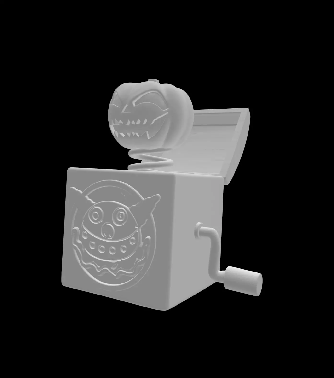  Nightmare before Christmas Pumpkin in the Box 3D print model_1