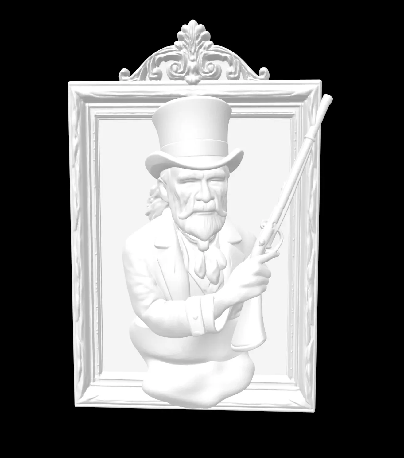 Haunted Mansion Dueling Portrait Ghosts 3D print model_1