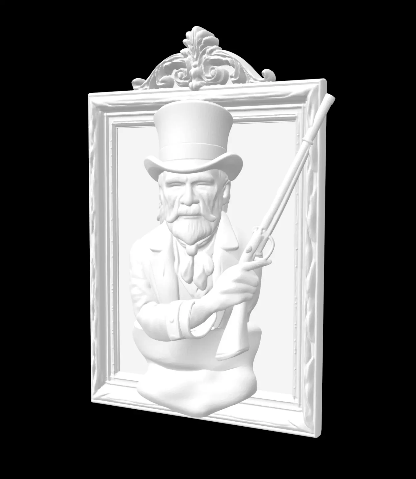 Haunted Mansion Dueling Portrait Ghosts 3D print model_2