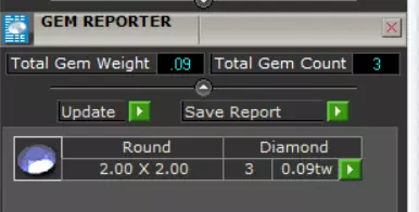 Twisted Cross Pendant with Round Stones 3D Jewelry Model 3D print model_4