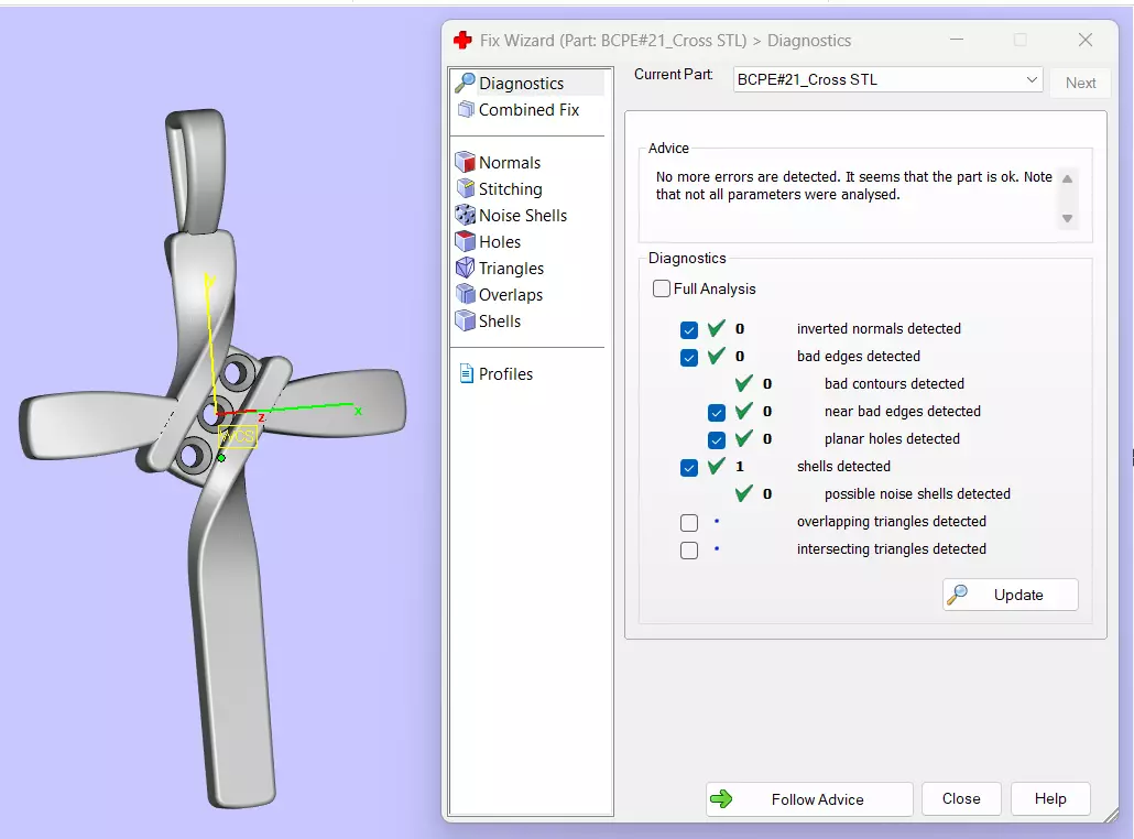 Twisted Cross Pendant with Round Stones 3D Jewelry Model 3D print model_5