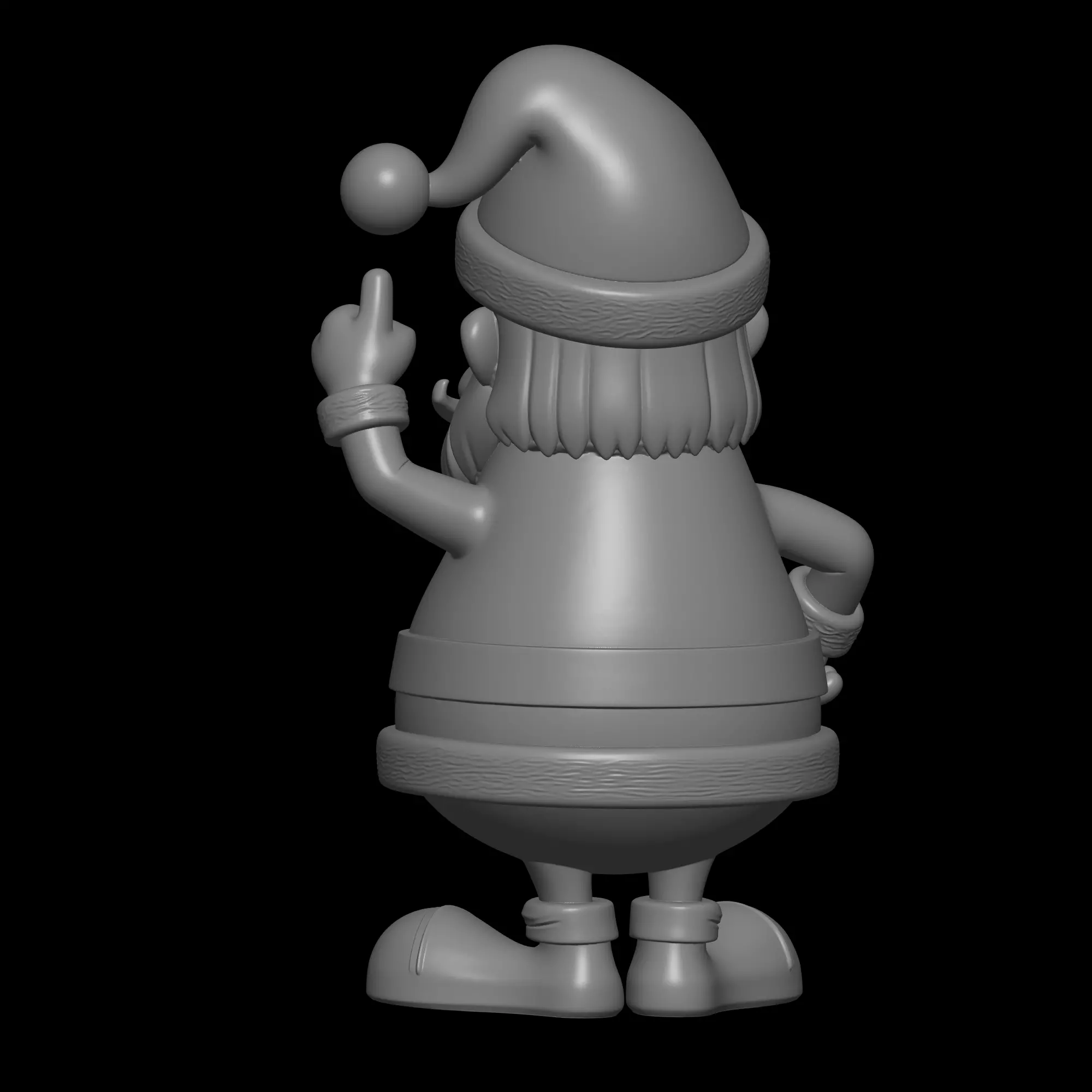 father christmas 3D print model_1