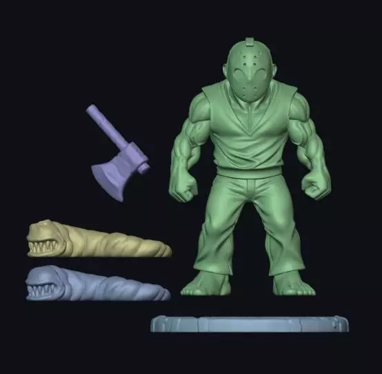 Rick Taylor SplatterHouse 3D print model_4