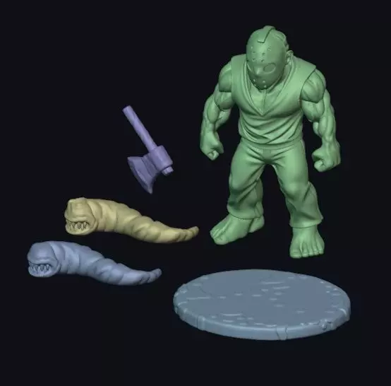 Rick Taylor SplatterHouse 3D print model_5