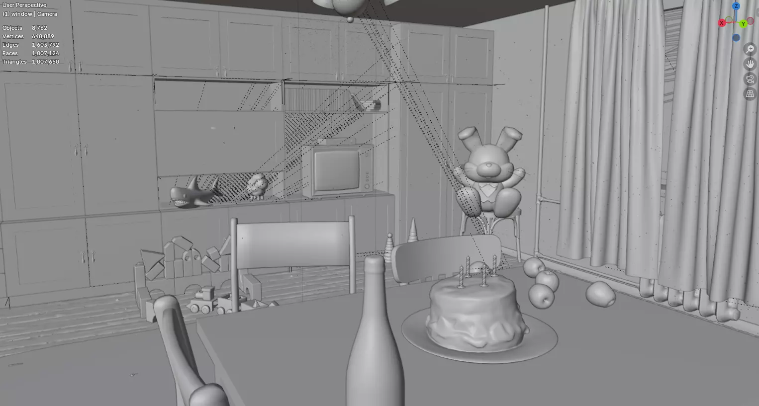 Soviet House 3D model_6