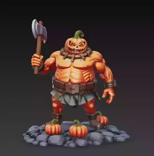 Pumpking The King of Halloween 3D print model