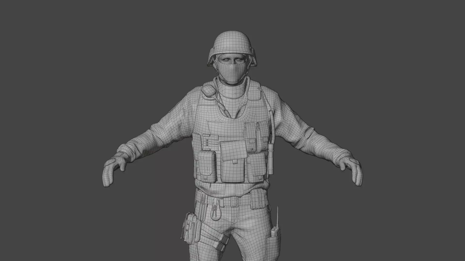 Swat Police Raft 3D model_20
