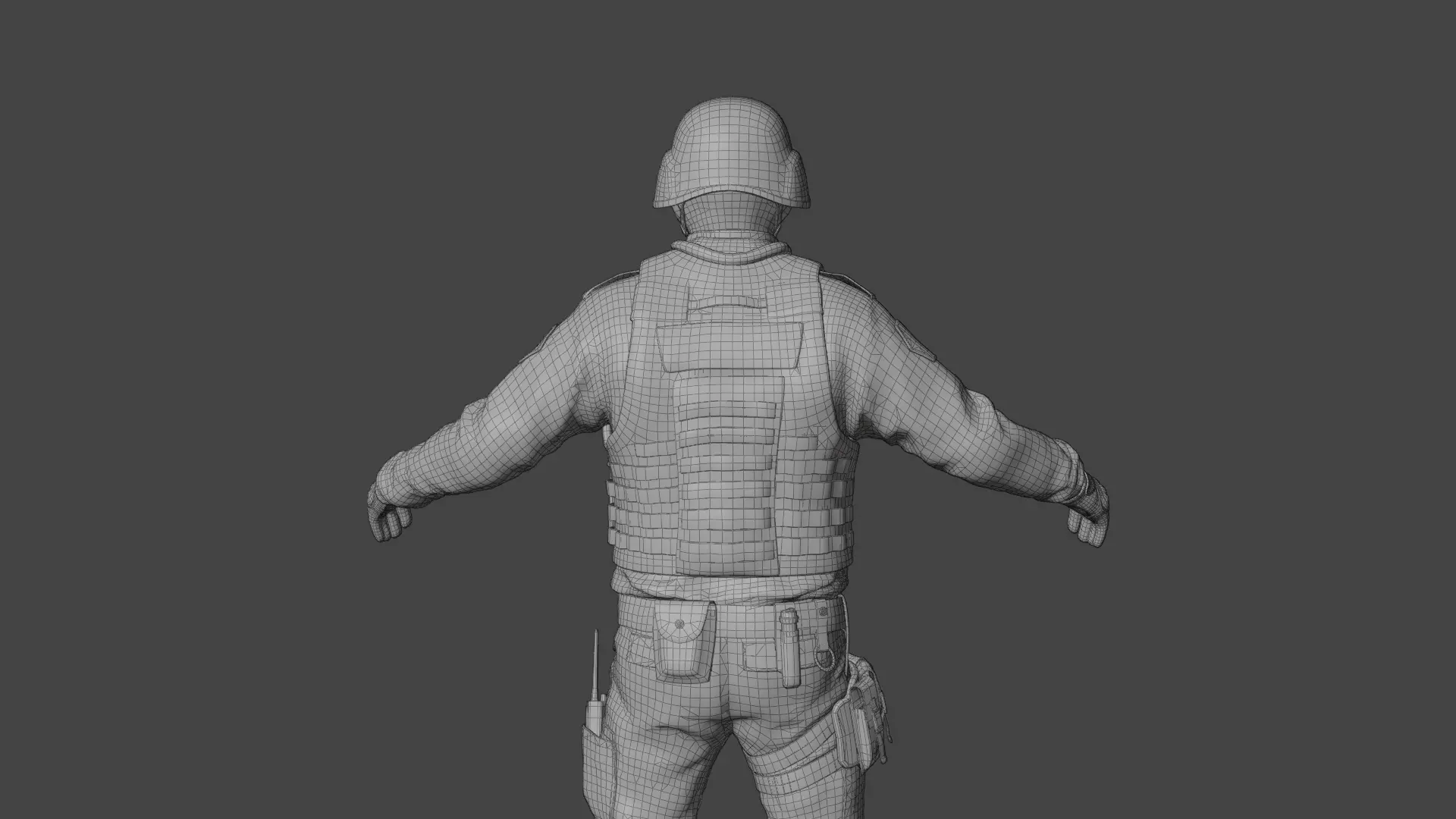 Swat Police Raft 3D model_21