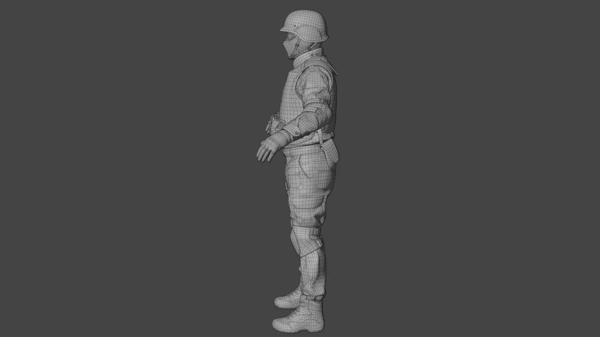 Swat Man 3d model 3D model_17