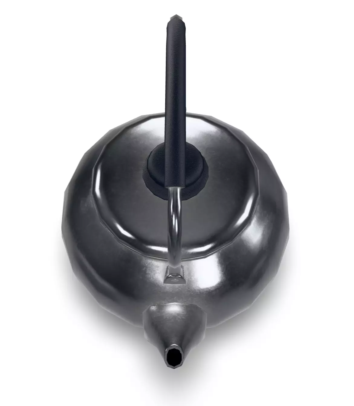 Low poly Game Ready Simple Kettle Low-poly 3D model_3