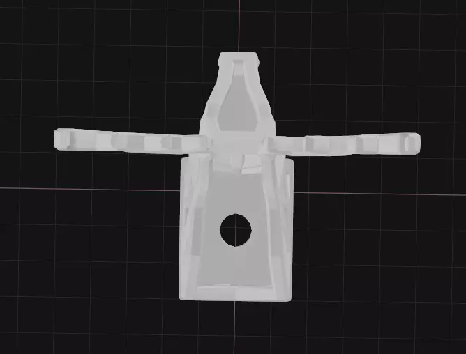 Geometric deer sculpture 3D print model_3