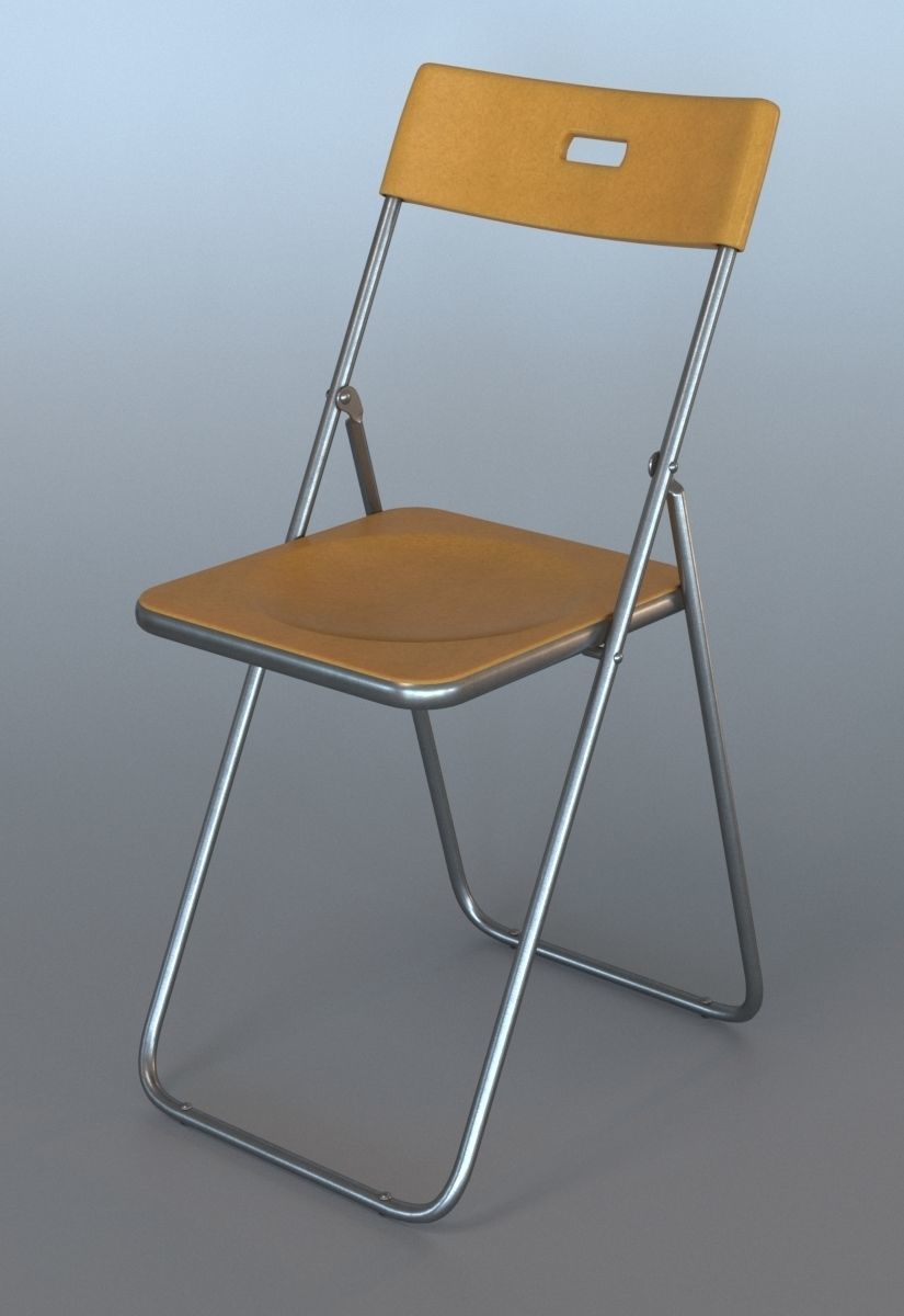 Foldable plastic chair