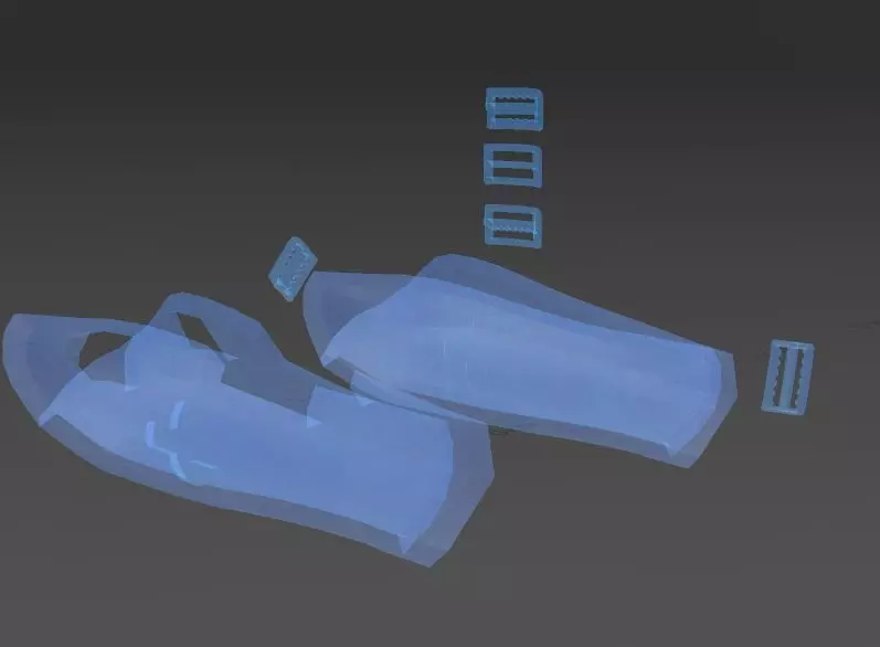 MEDICAL AID ARM SPLINT KIT 3D model_1