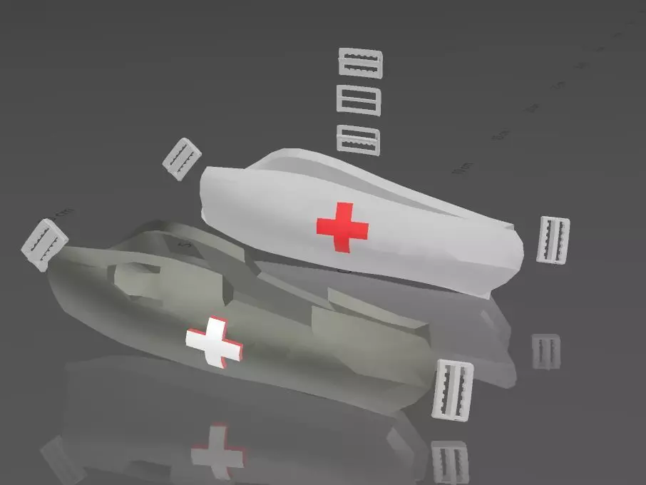 MEDICAL AID ARM SPLINT KIT 3D model_0