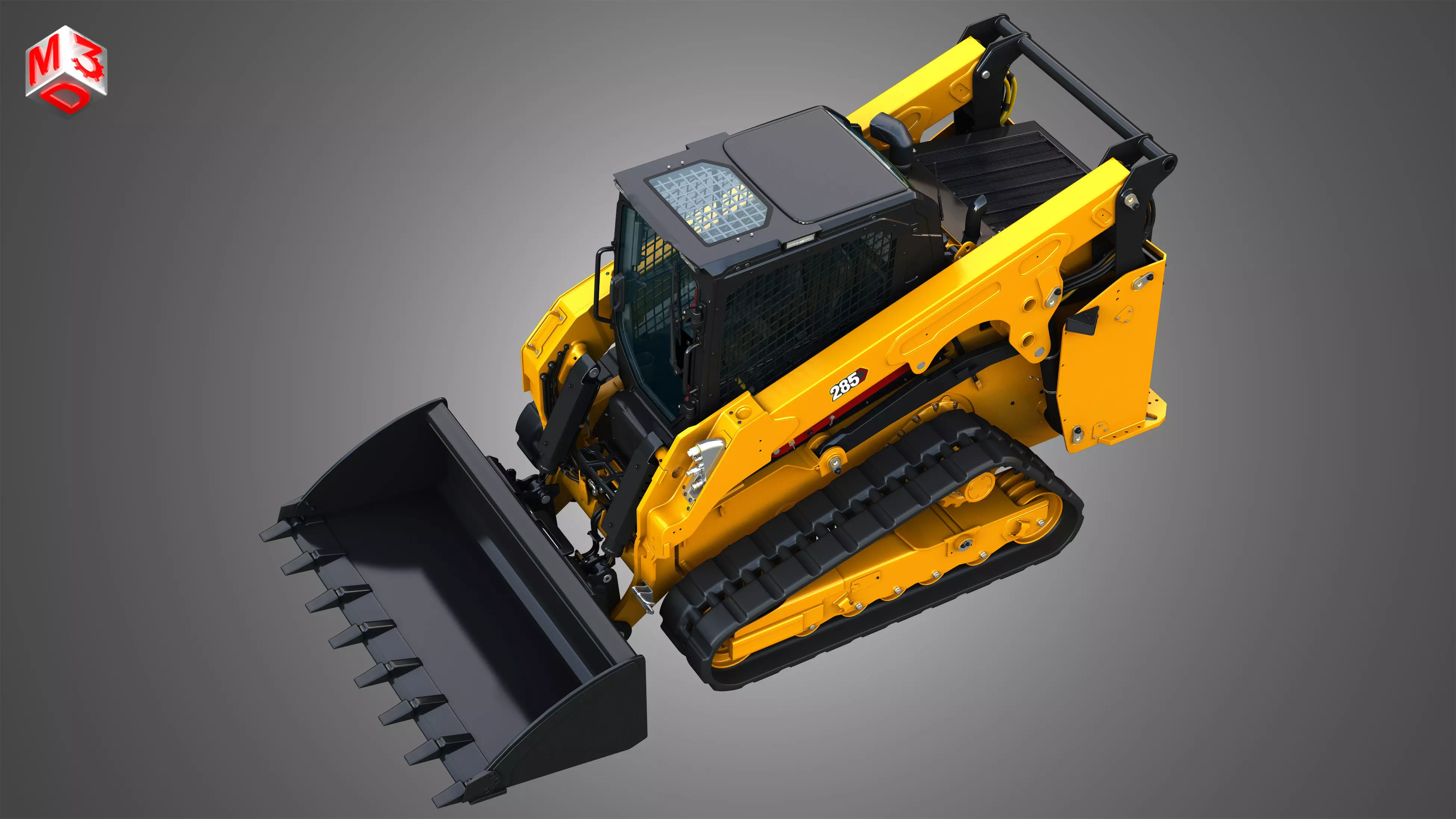 285 Compact Track Loader - Bucket 3D model_19