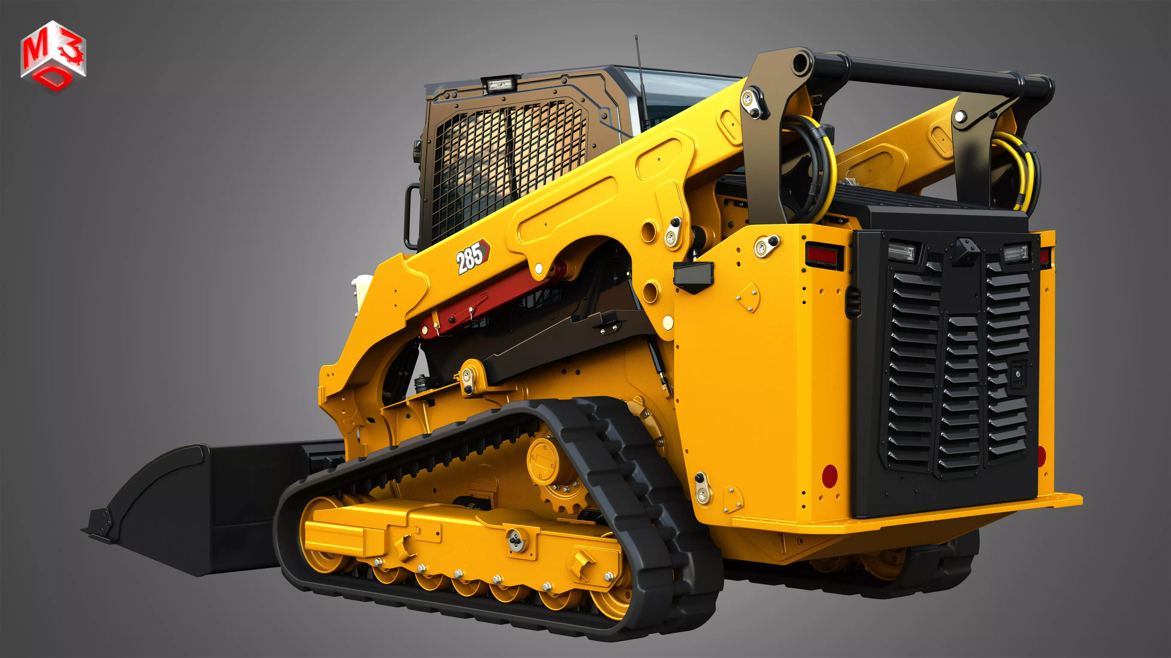 285 Compact Track Loader - Bucket 3D model_4