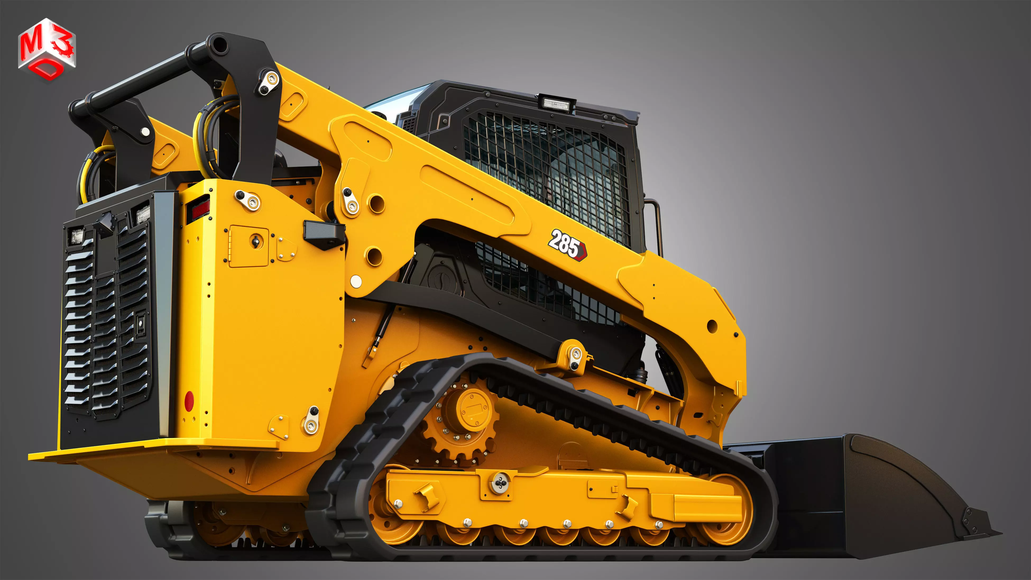 285 Compact Track Loader - Bucket 3D model_8