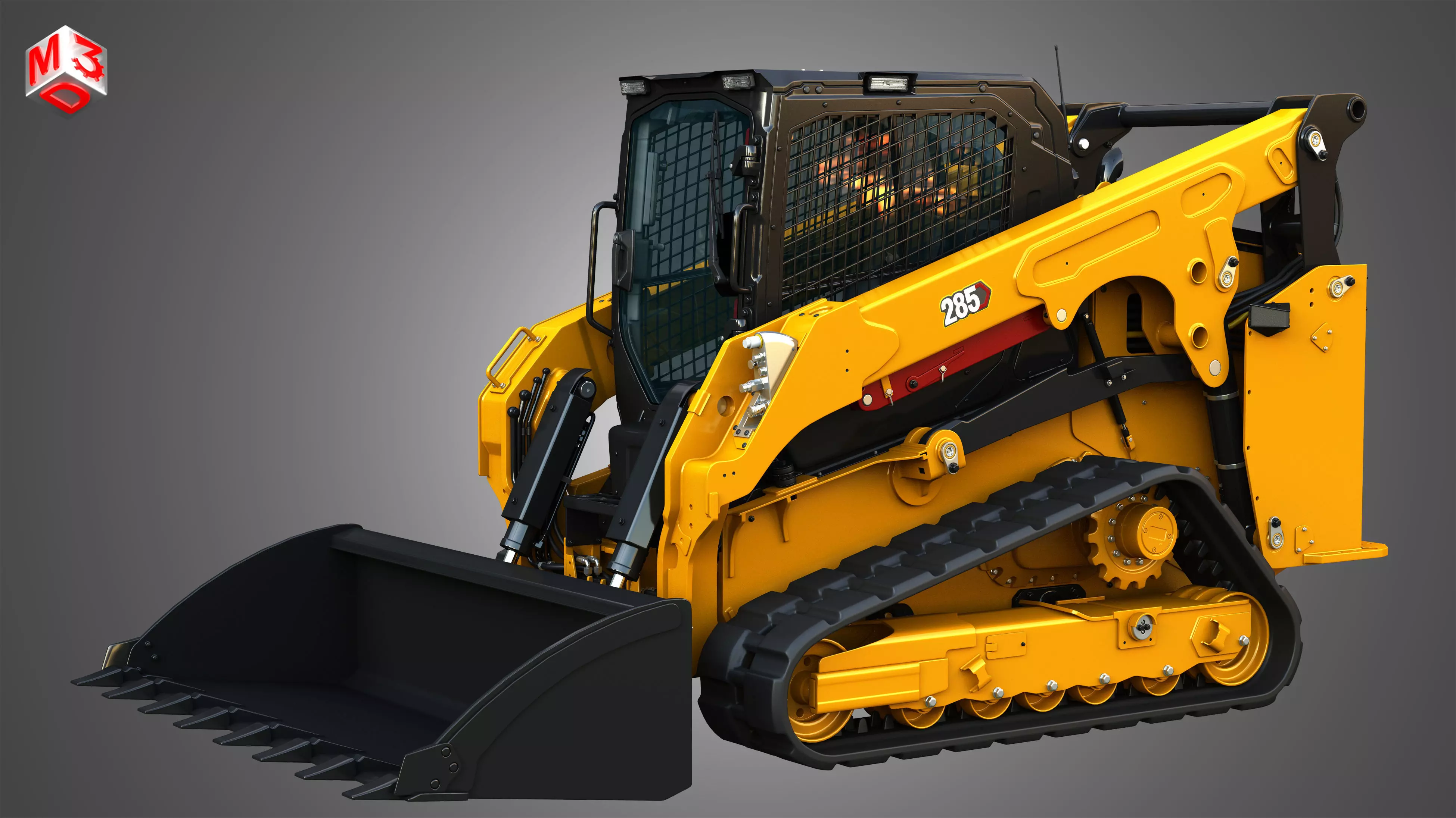 285 Compact Track Loader - Bucket 3D model_15