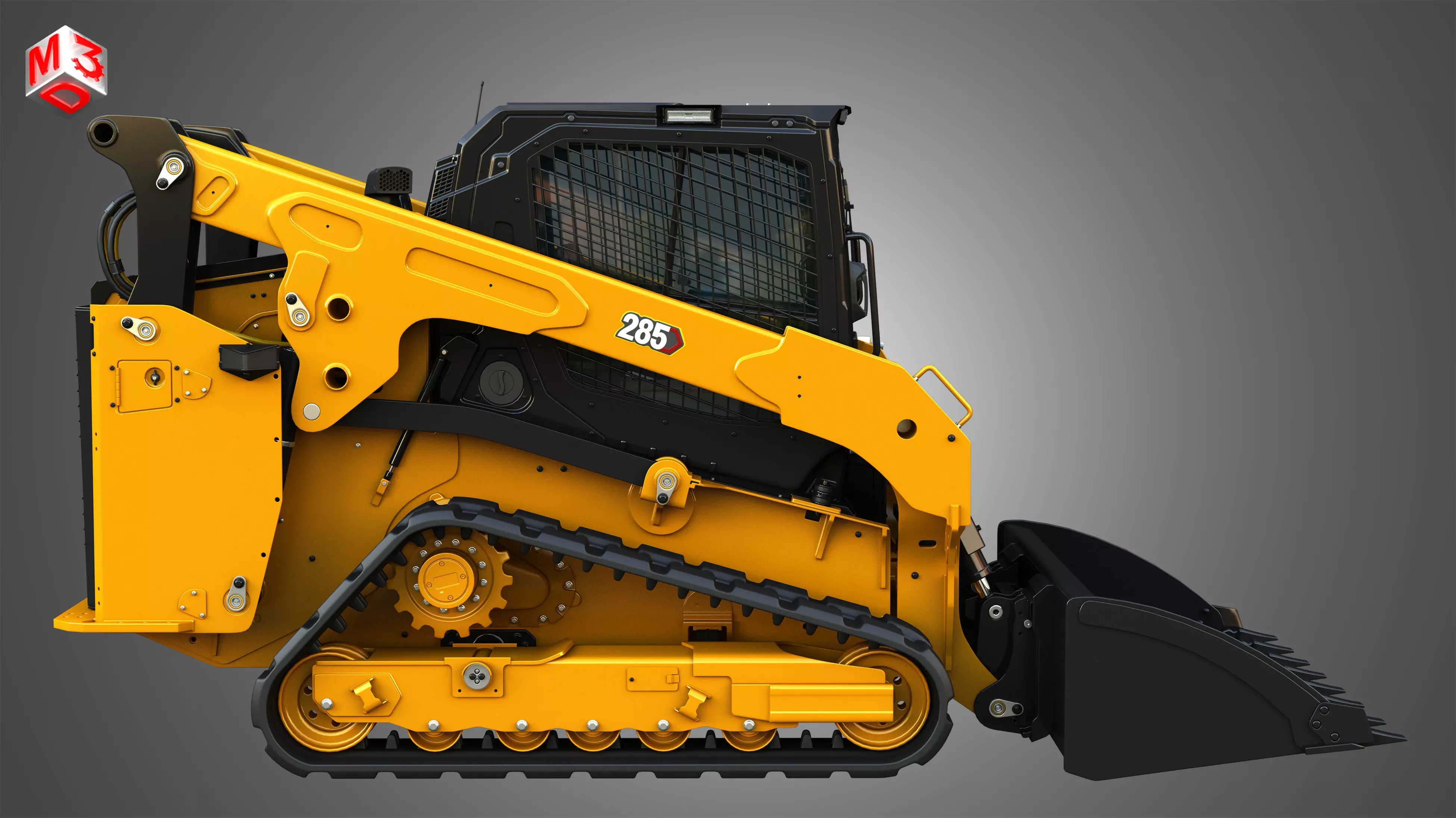 285 Compact Track Loader - Bucket 3D model_6