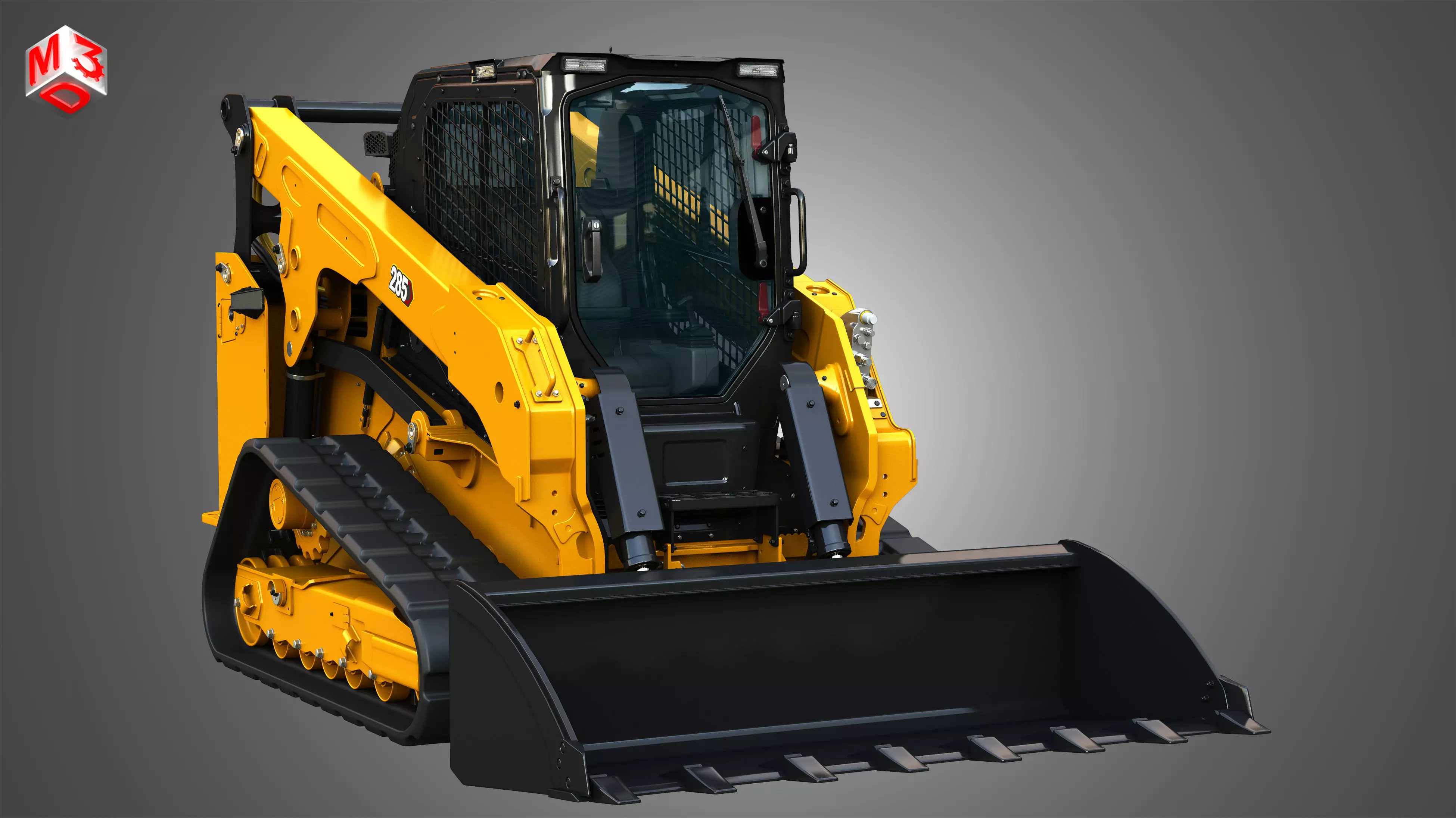285 Compact Track Loader - Bucket 3D model_13