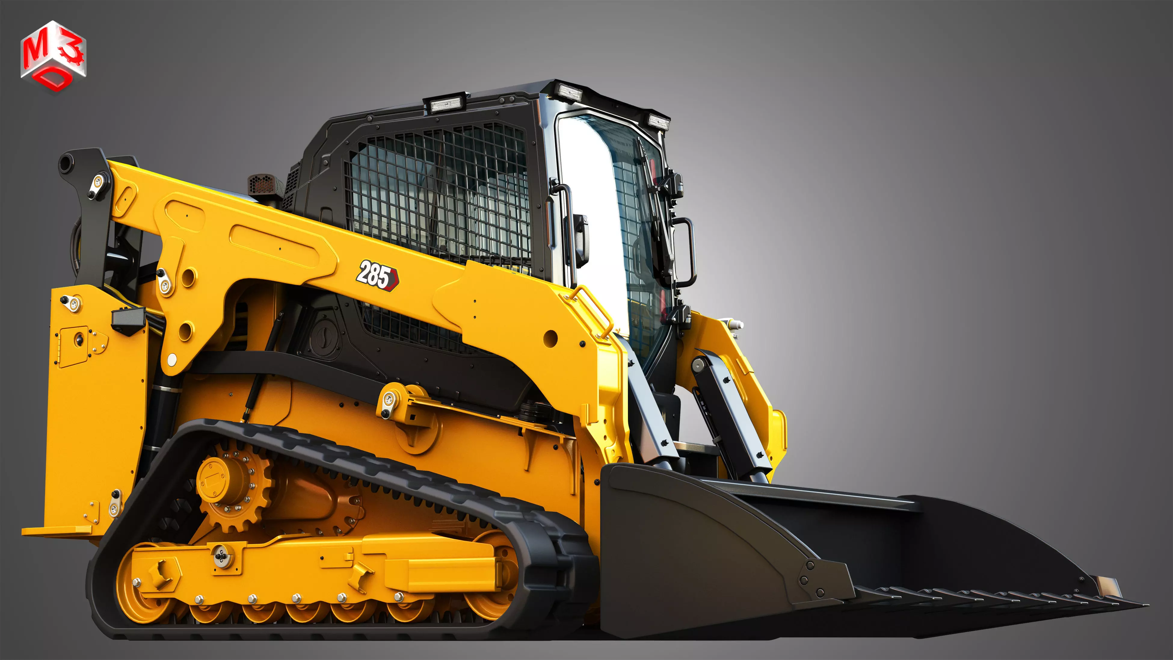 285 Compact Track Loader - Bucket 3D model_9