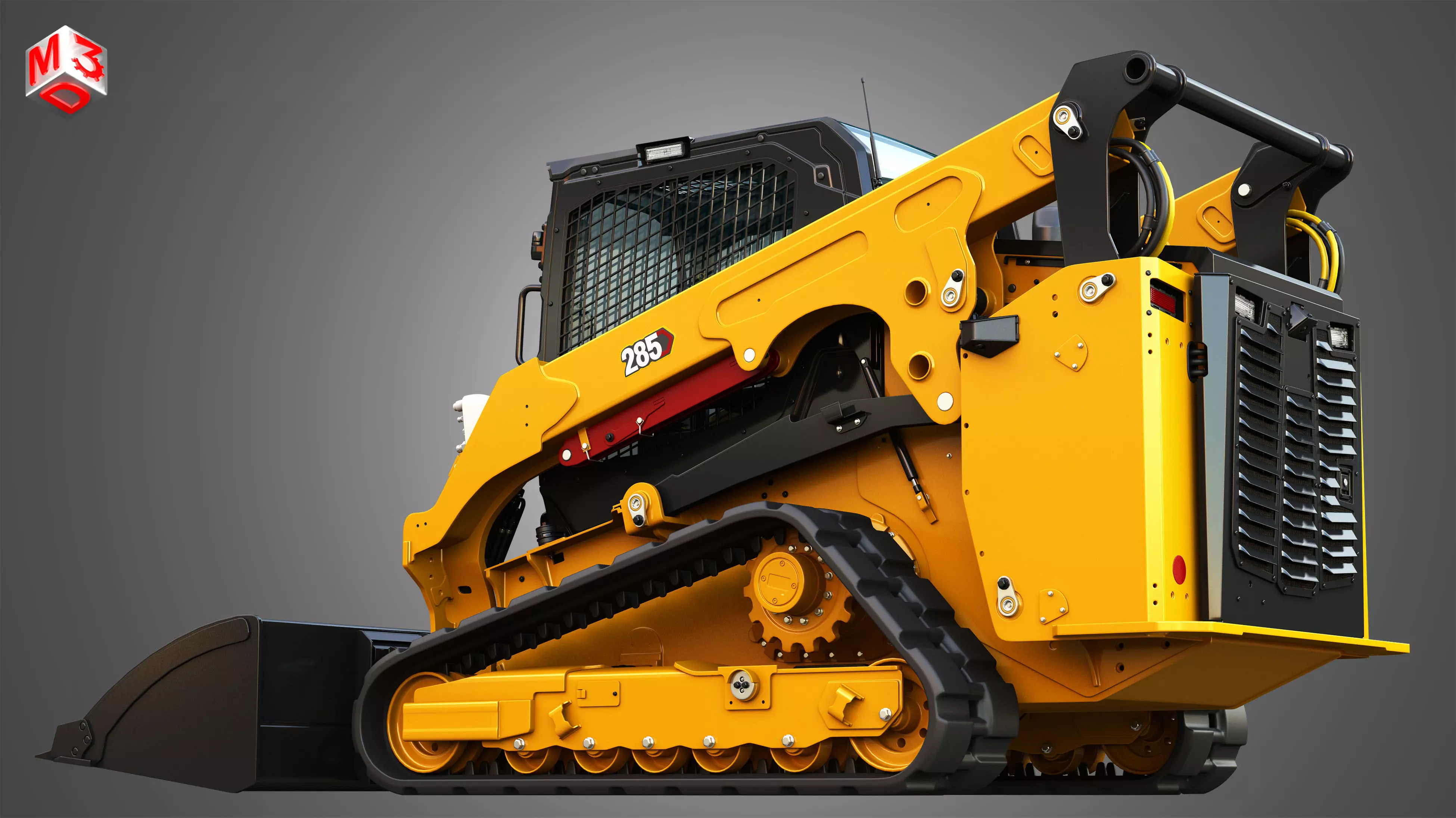 285 Compact Track Loader - Bucket 3D model_10