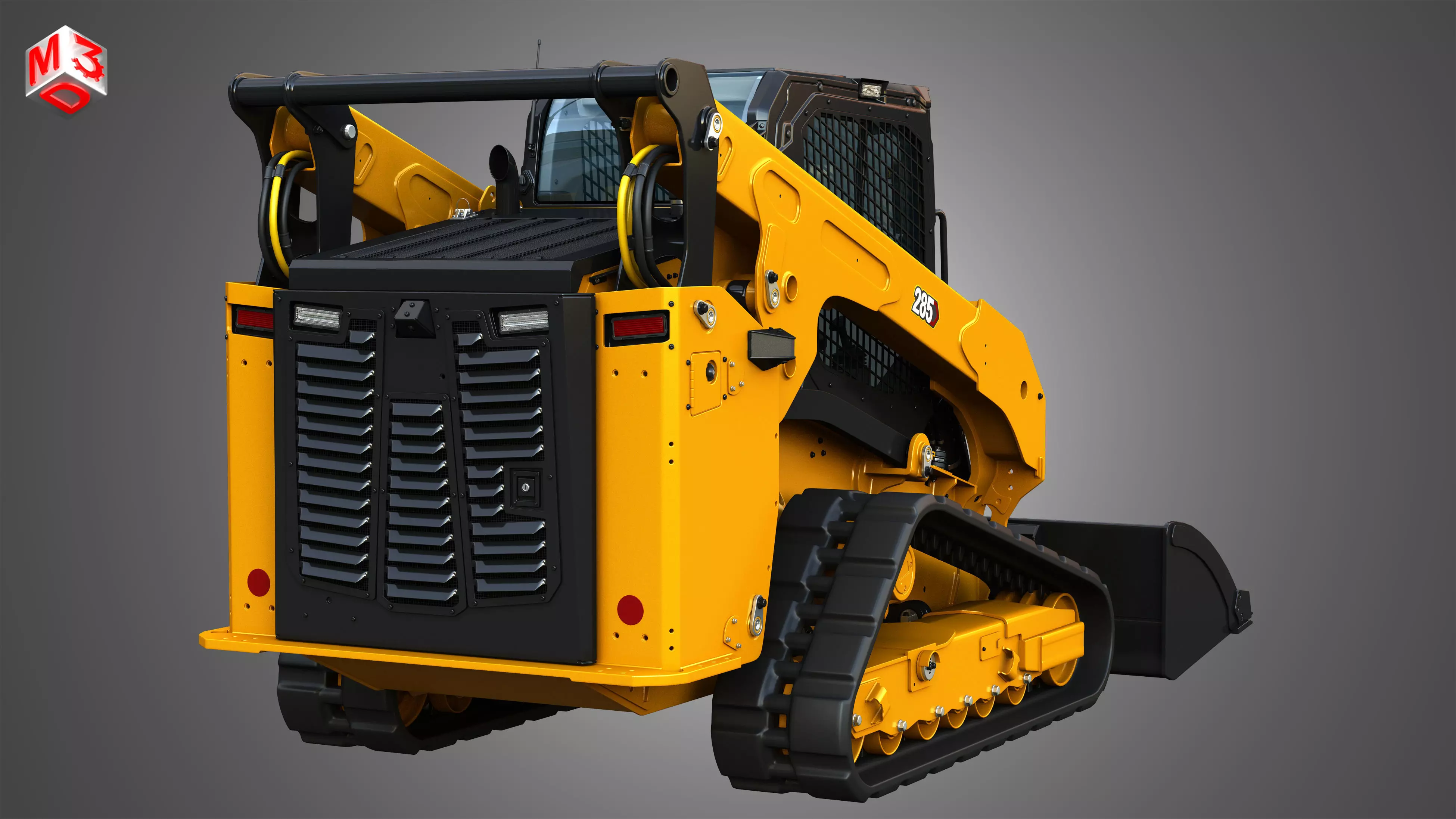 285 Compact Track Loader - Bucket 3D model_12