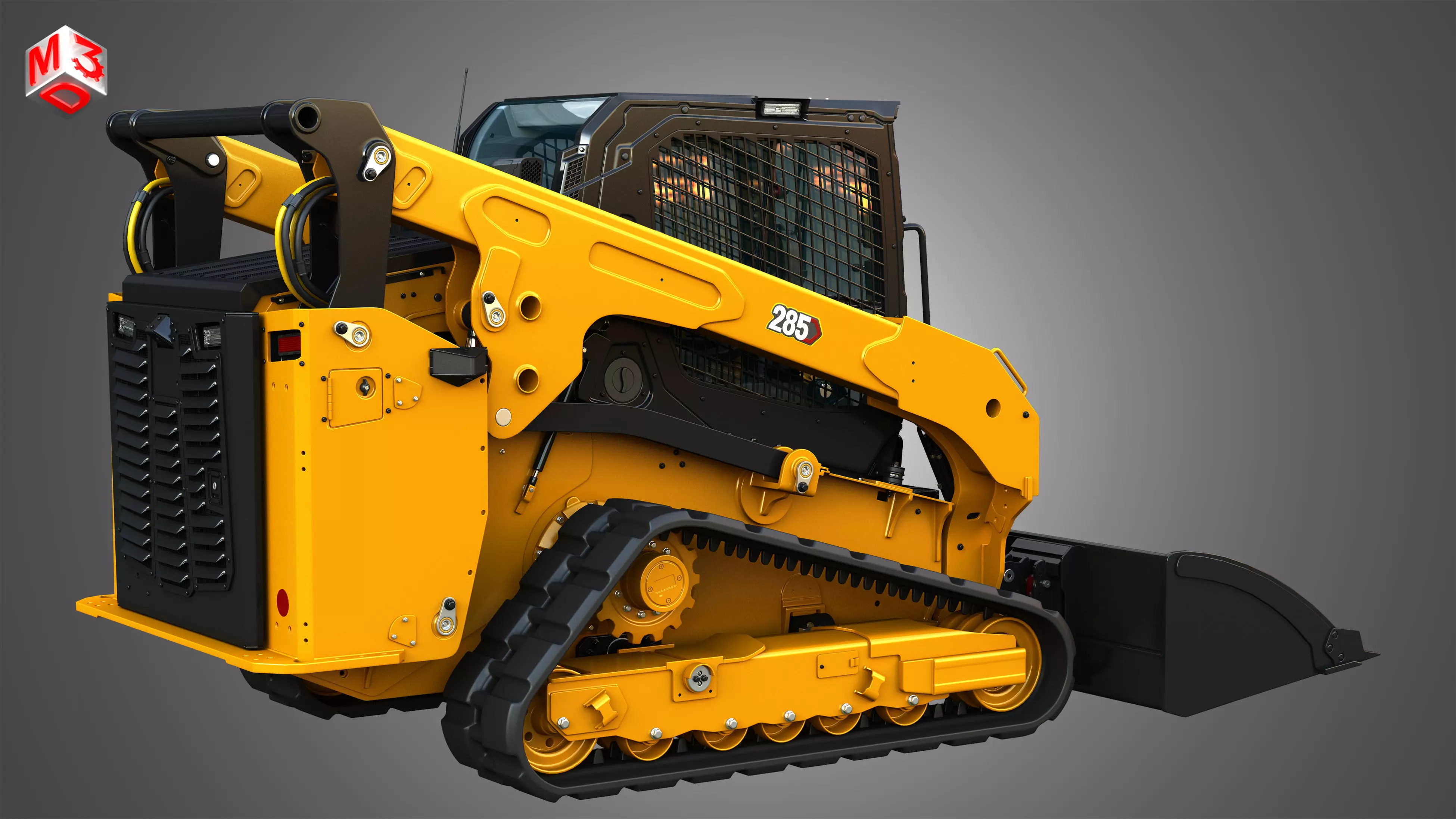 285 Compact Track Loader - Bucket 3D model_16