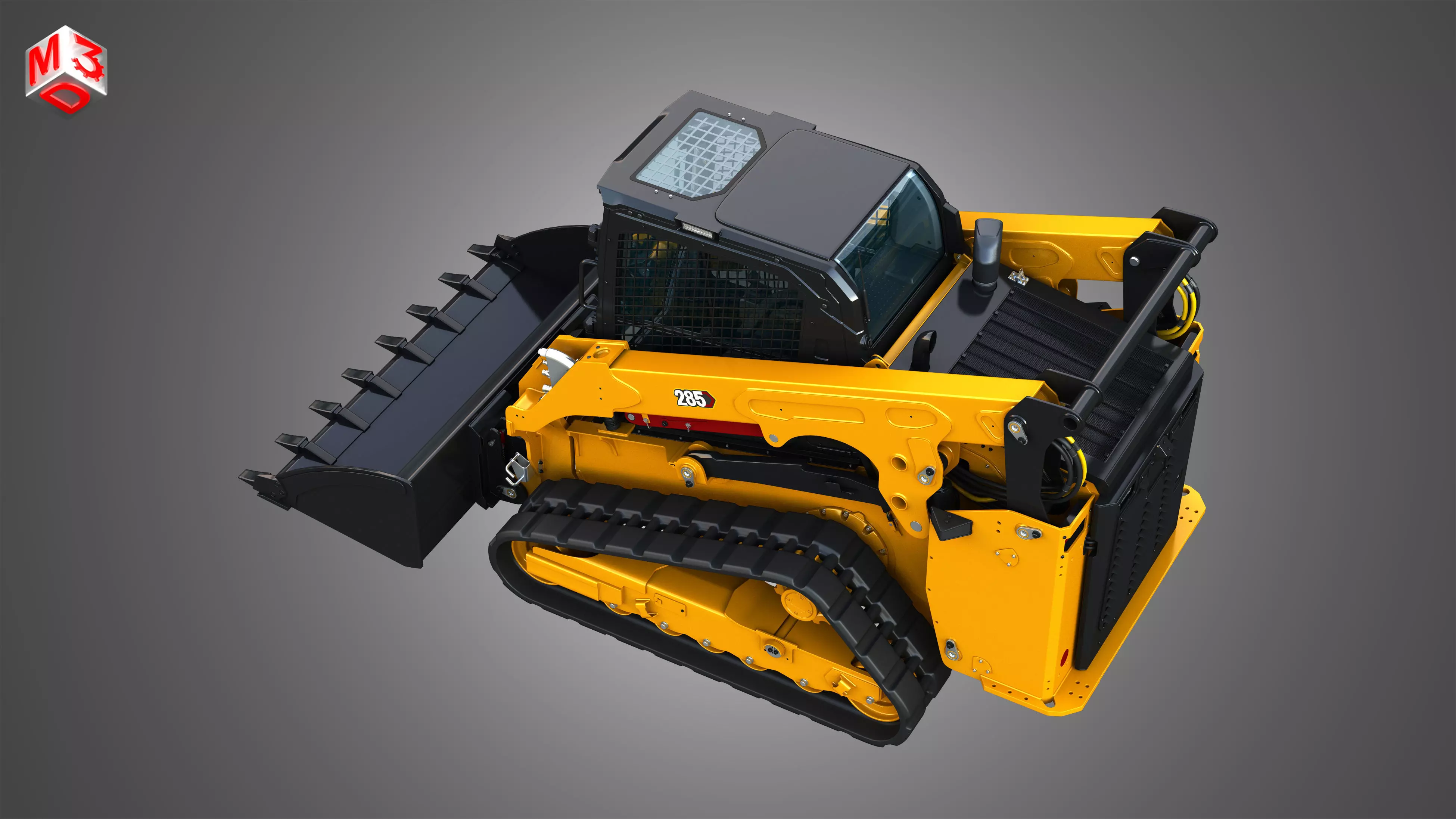 285 Compact Track Loader - Bucket 3D model_22