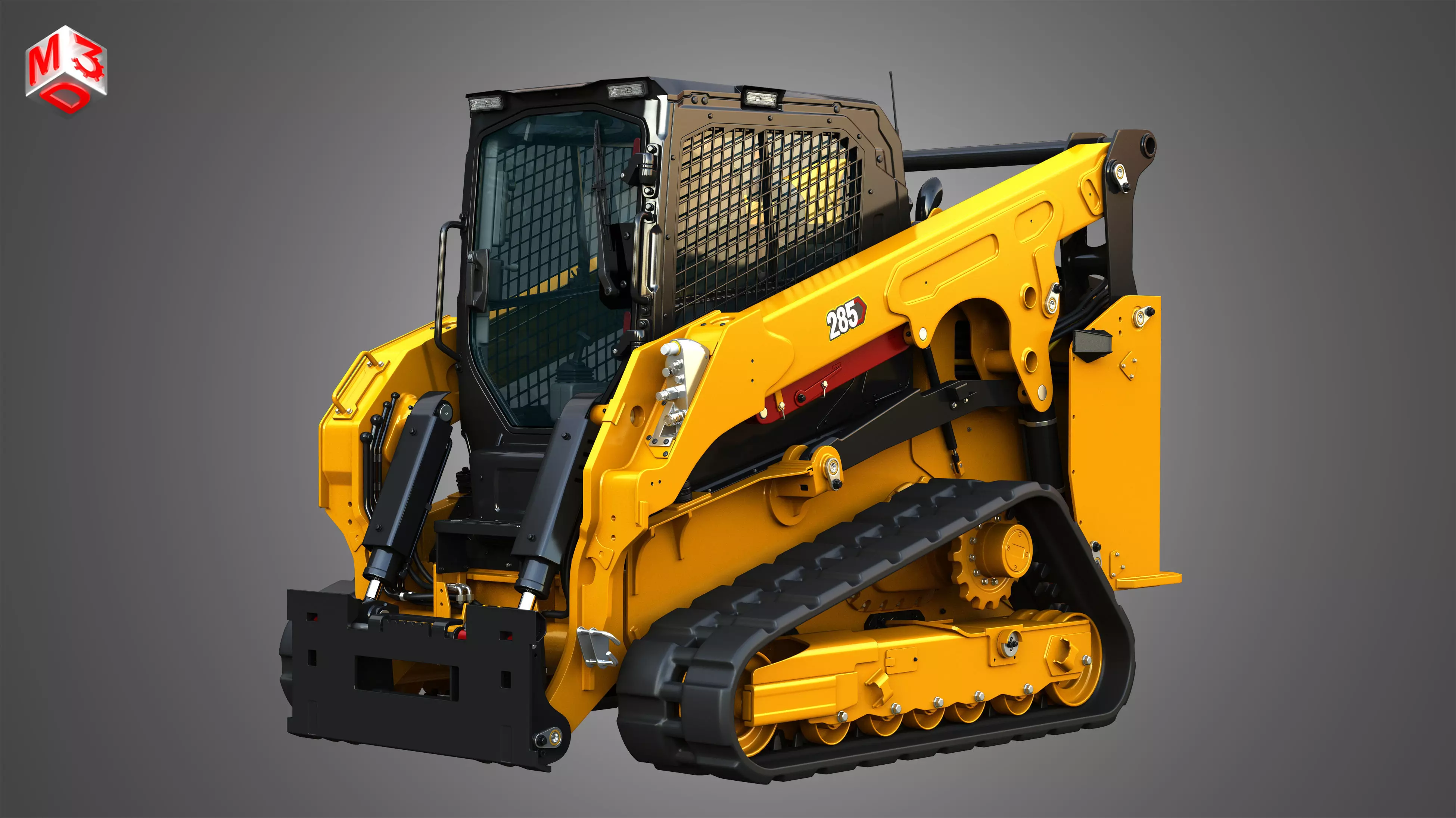 285 Compact Track Loader - Bucket 3D model_1