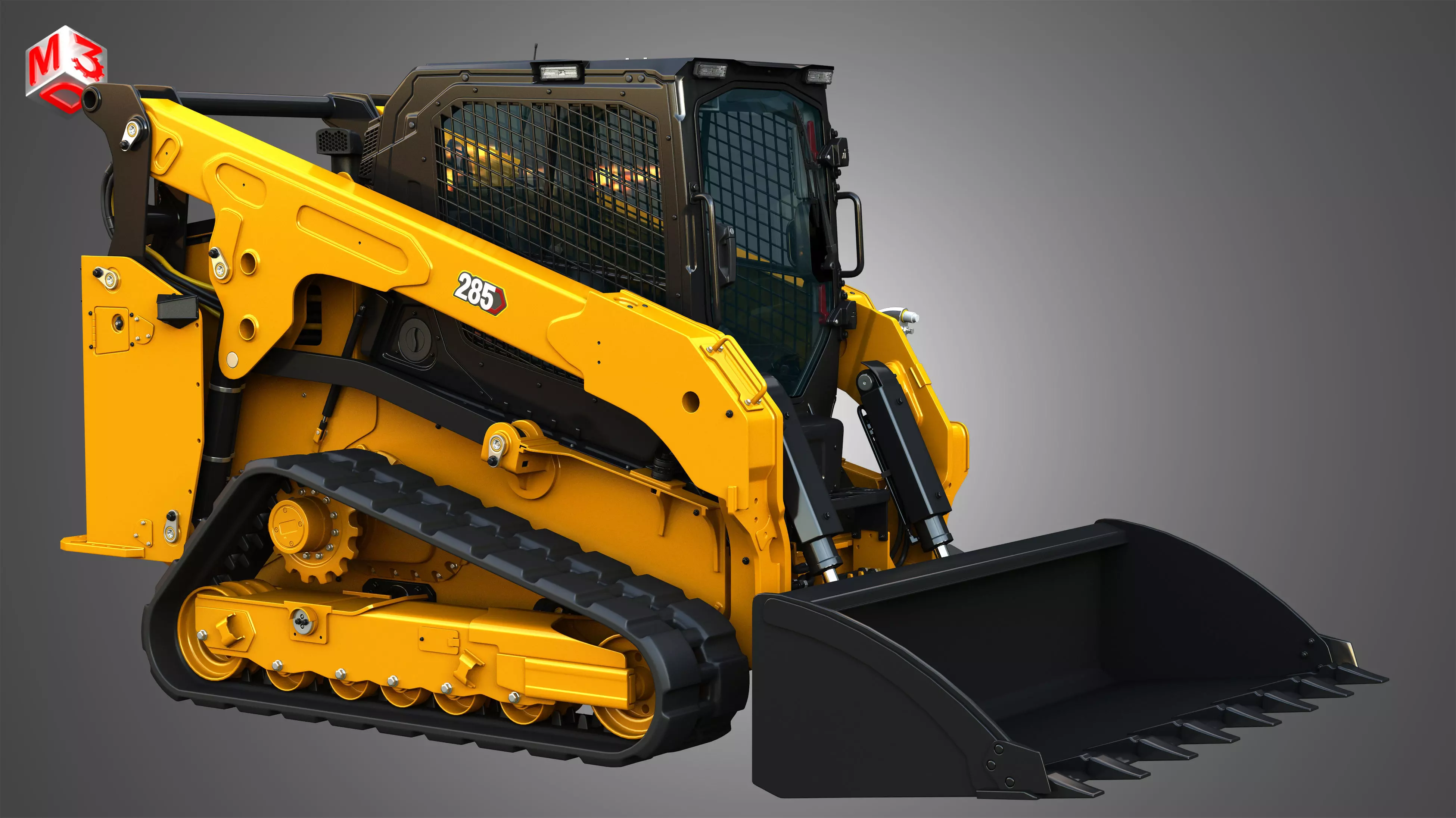 285 Compact Track Loader - Bucket 3D model_17