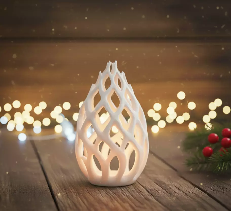 Lattice Lantern 3D print model_0