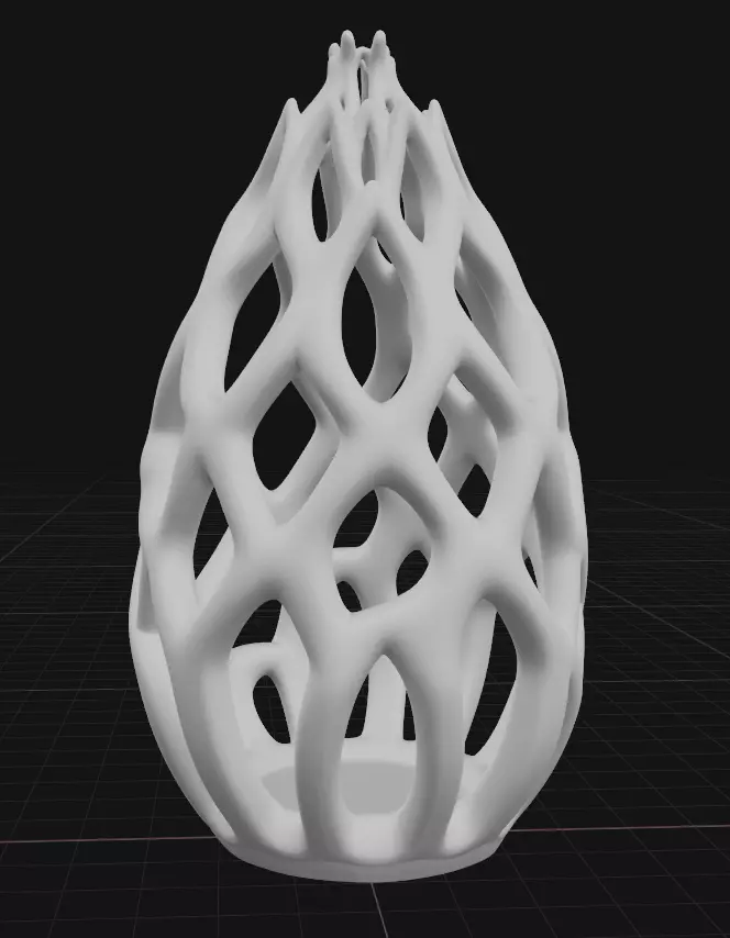 Lattice Lantern 3D print model_1