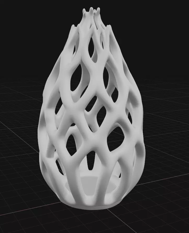 Lattice Lantern 3D print model_3