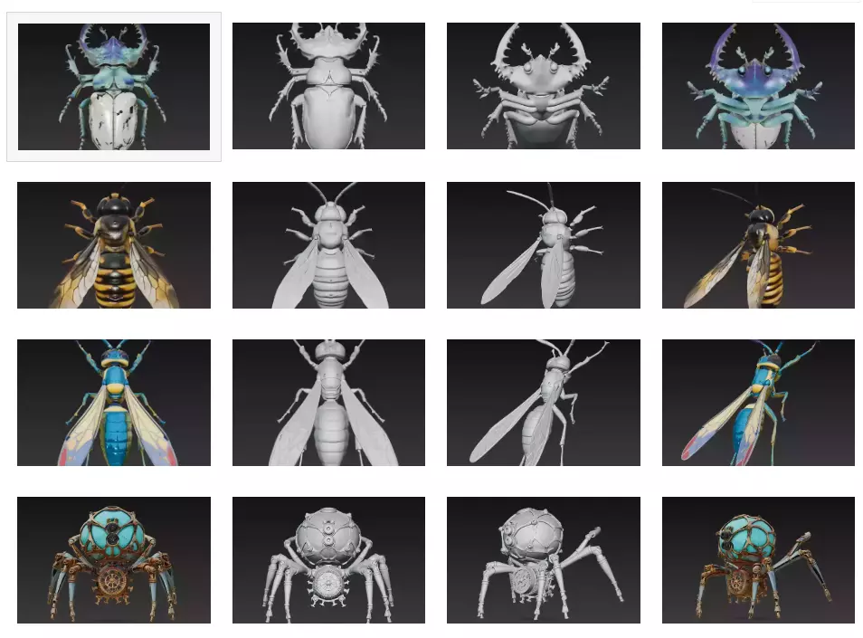 Cyber Insect Automaton - Mechanical Steampunk Bug Collection _0