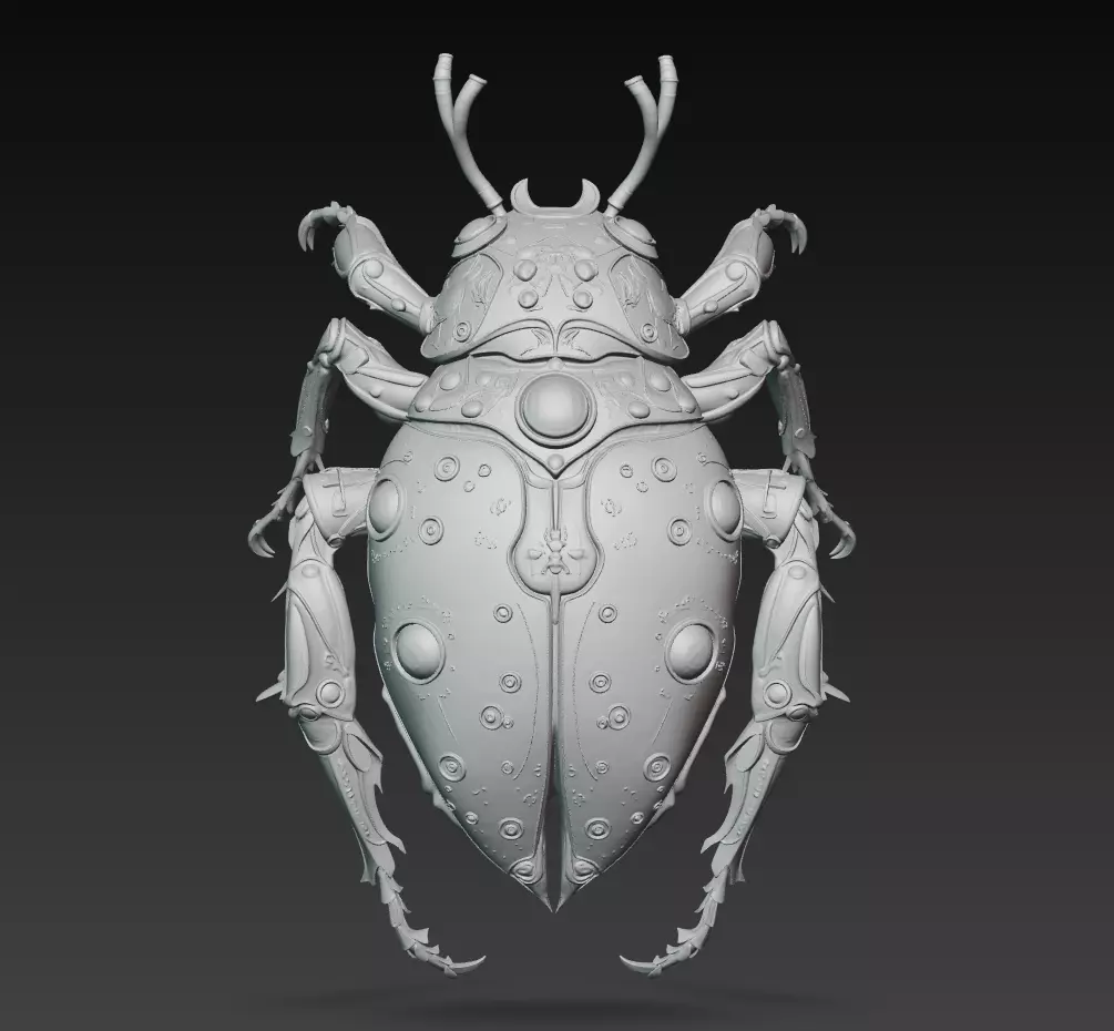 Royal Cyber Beetles - Futuristic Luxury Insect Collection _3