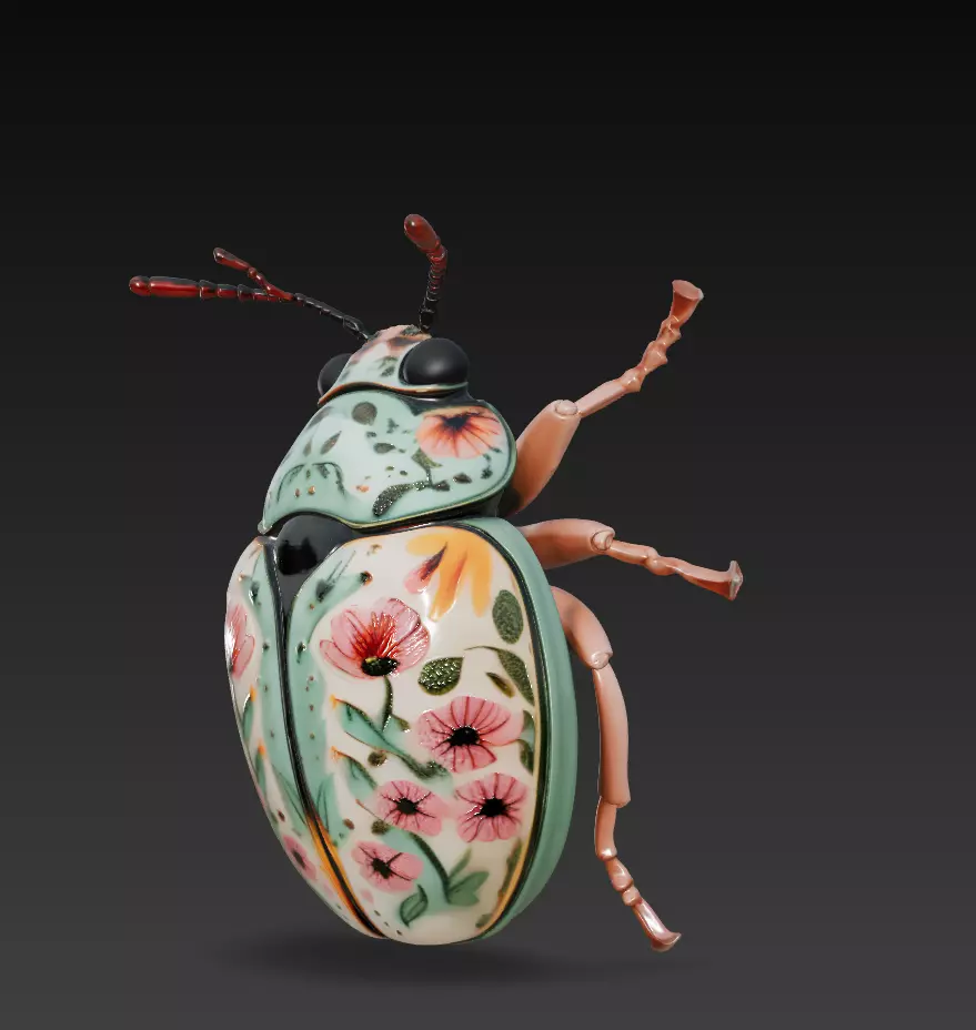 Royal Cyber Beetles - Futuristic Luxury Insect Collection _13