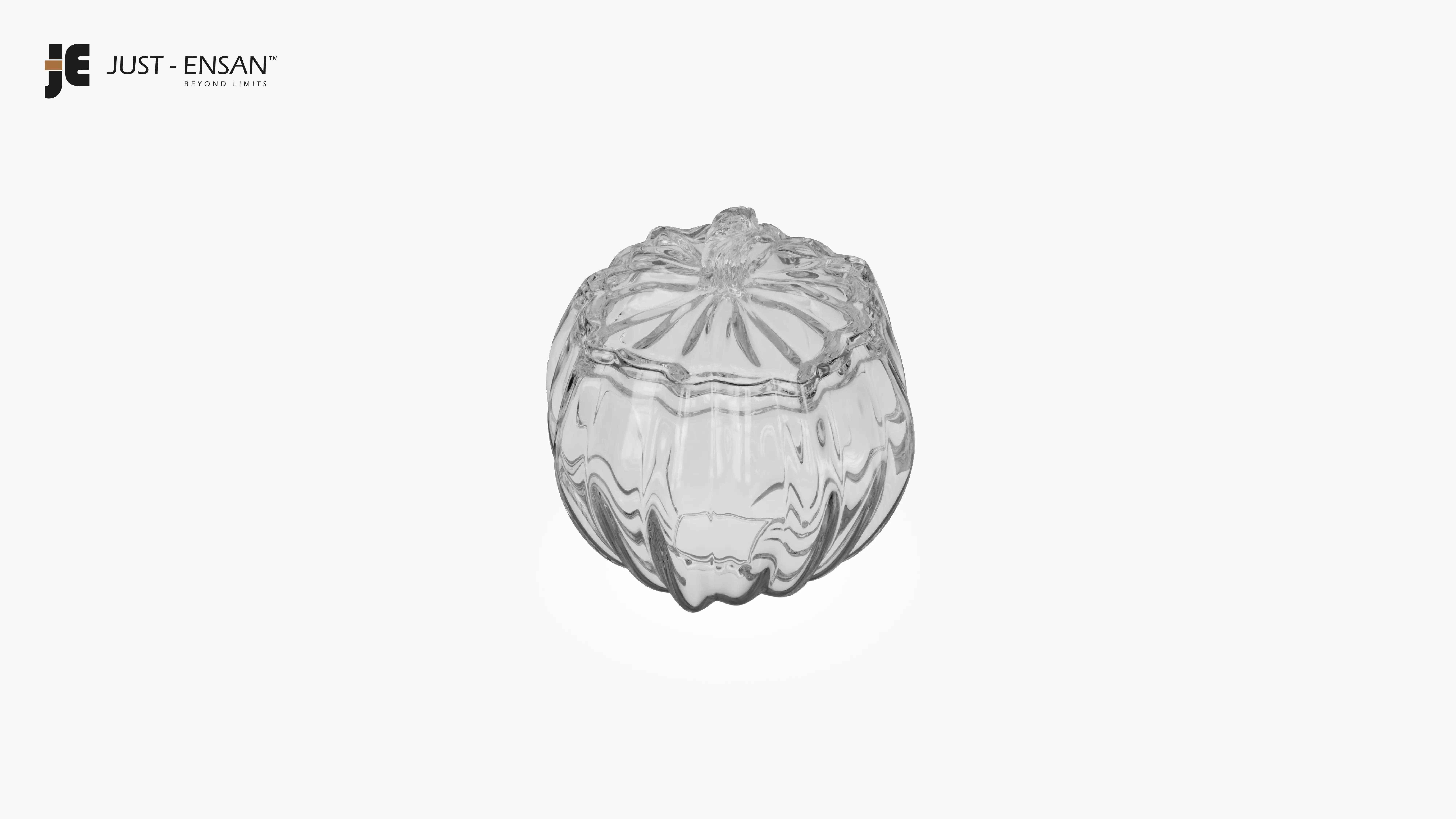 Halloween Pumpkin container 3D print model_4