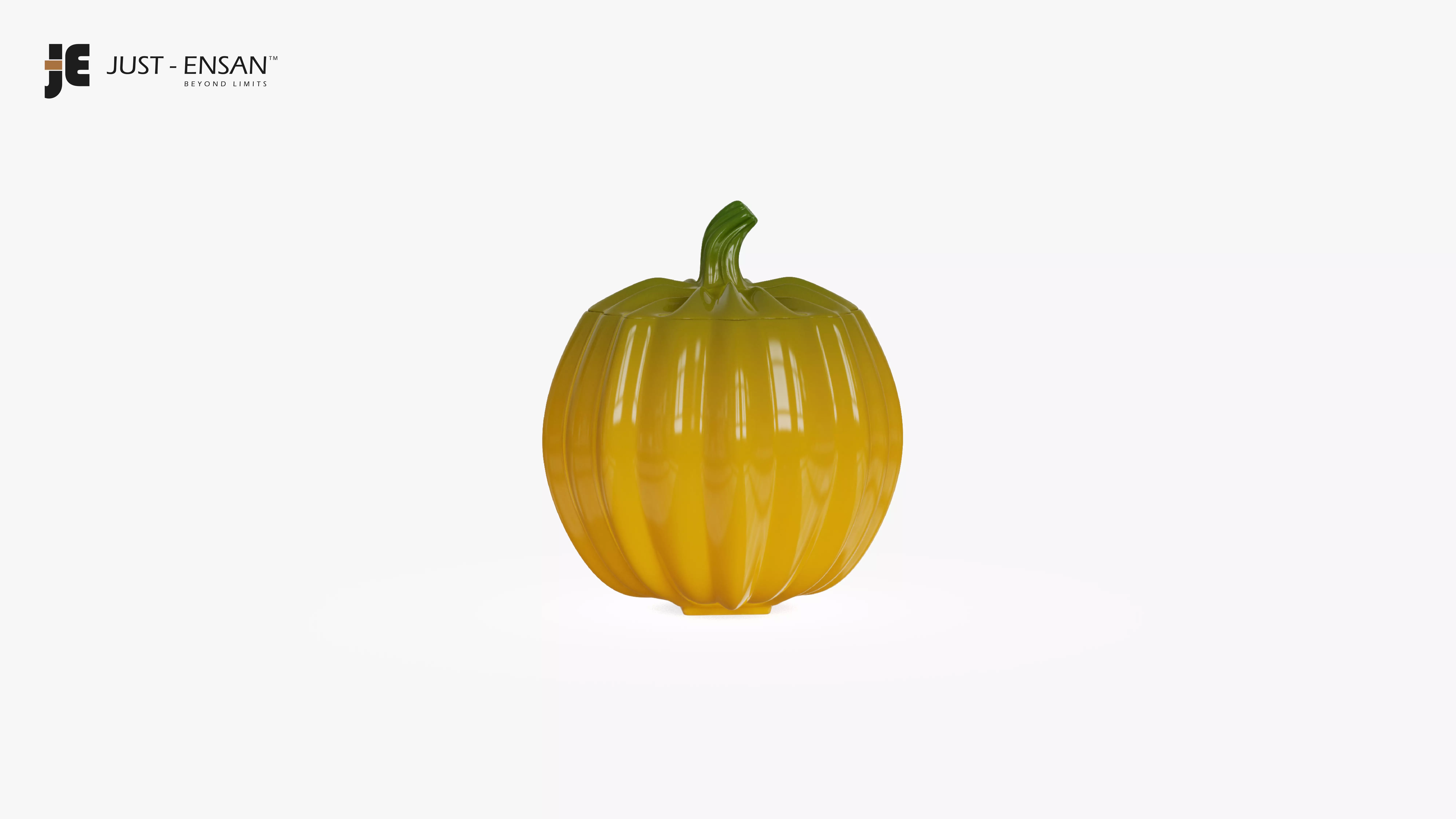 Halloween Pumpkin container 3D print model_6