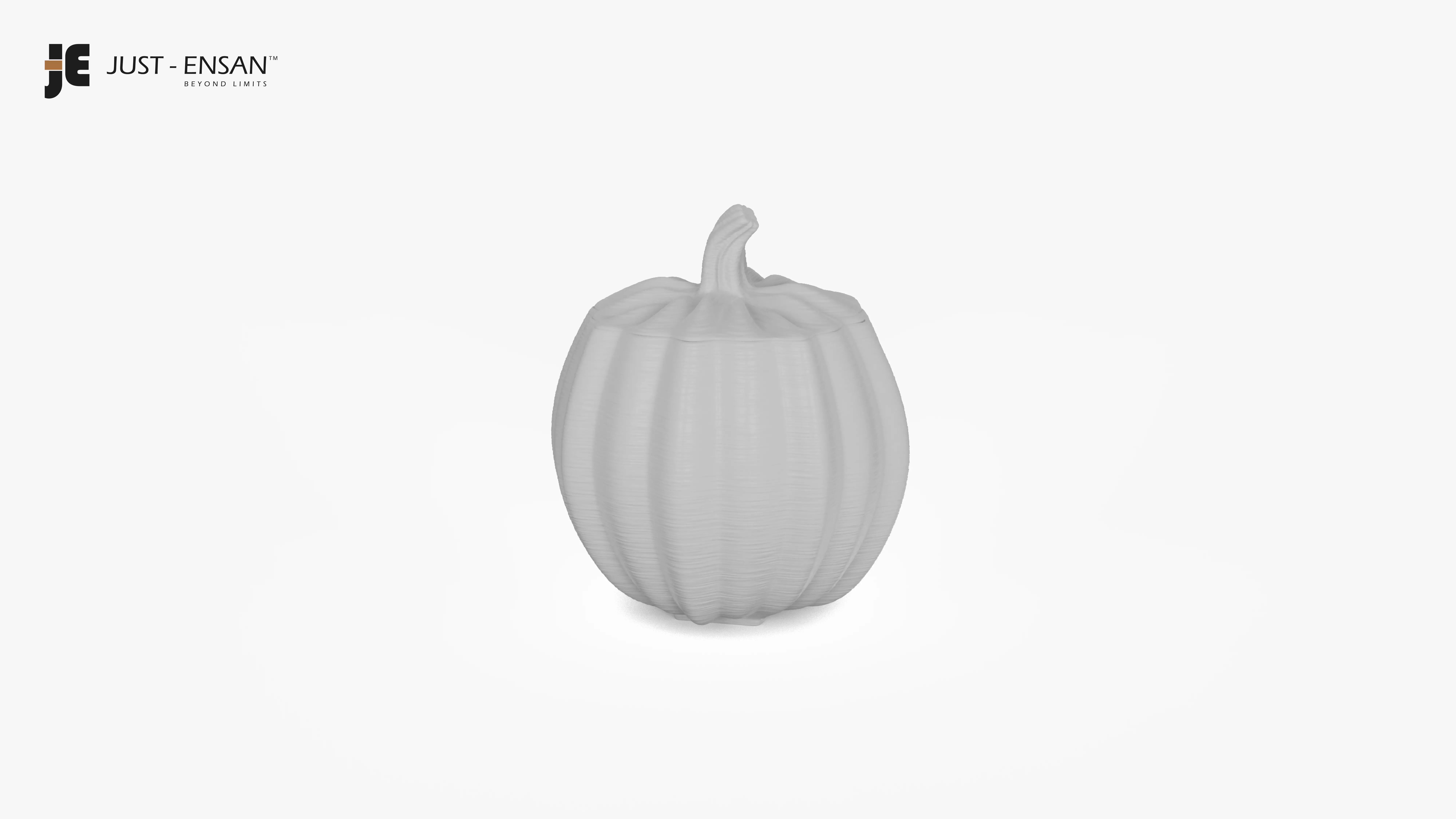 Halloween Pumpkin container 3D print model_8