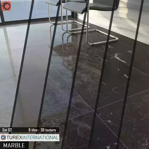 TUREX INTERNATIONAL Marble Tiles Set